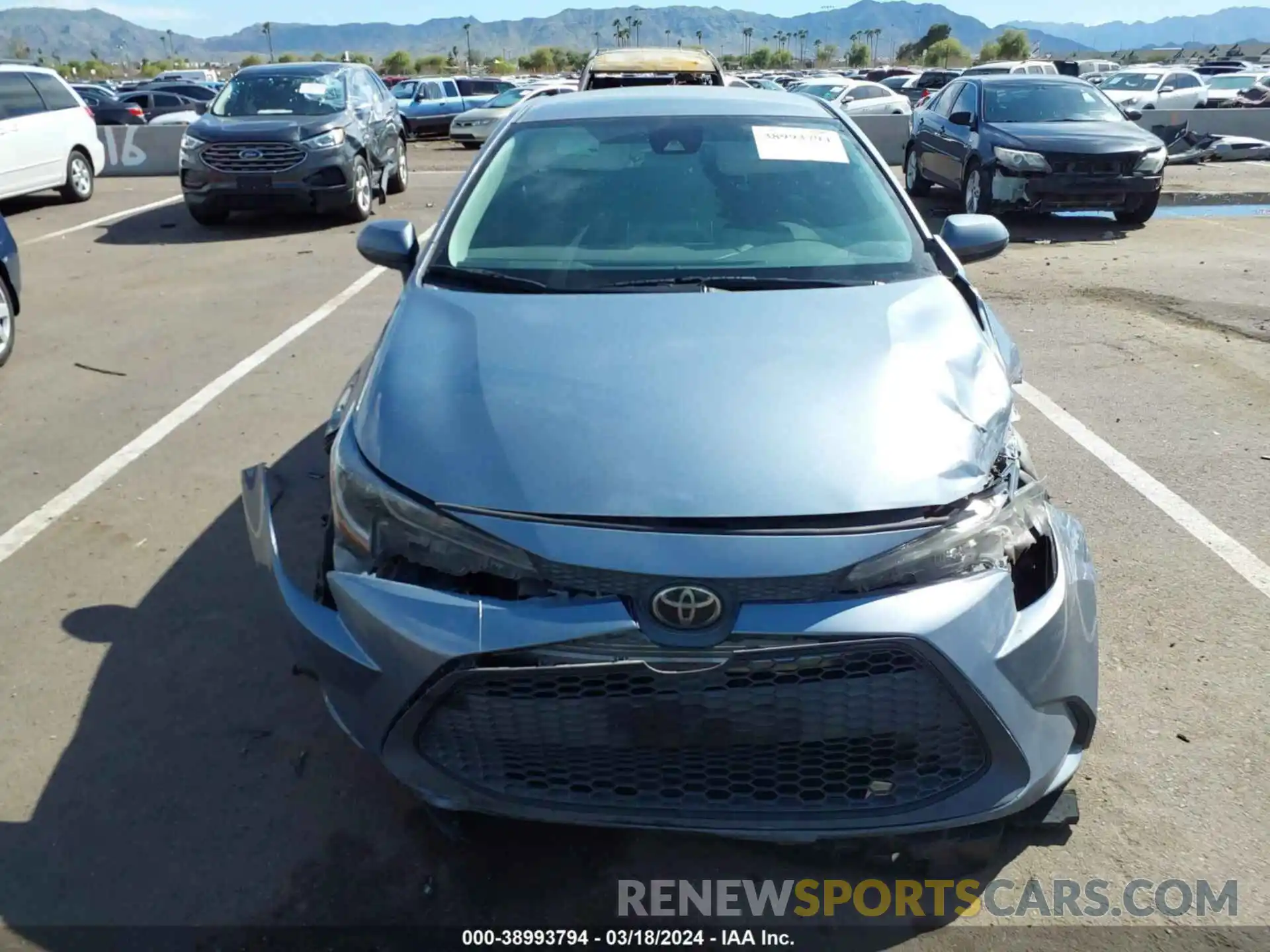 12 Photograph of a damaged car 5YFEPRAE8LP053359 TOYOTA COROLLA 2020