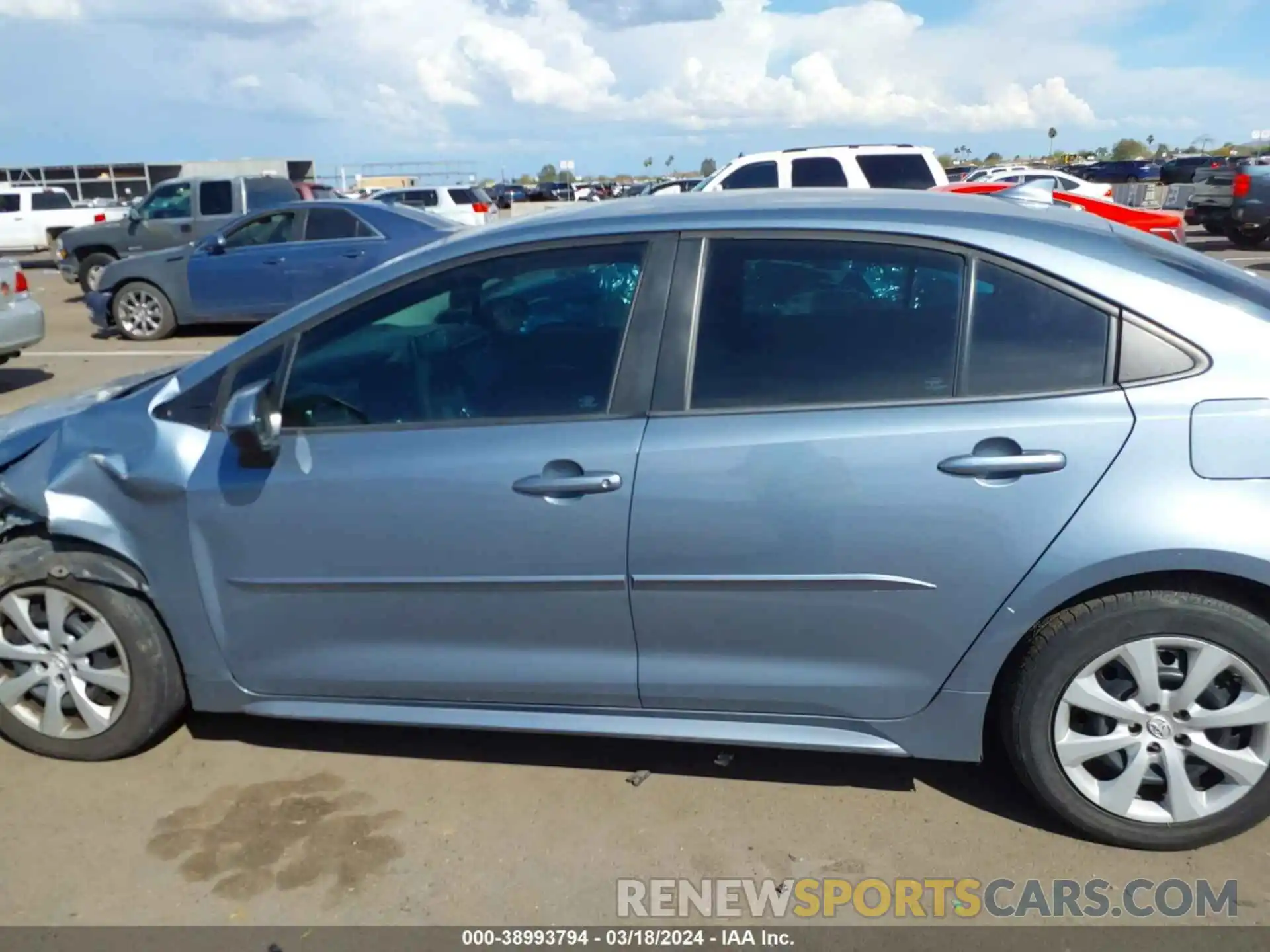 14 Photograph of a damaged car 5YFEPRAE8LP053359 TOYOTA COROLLA 2020