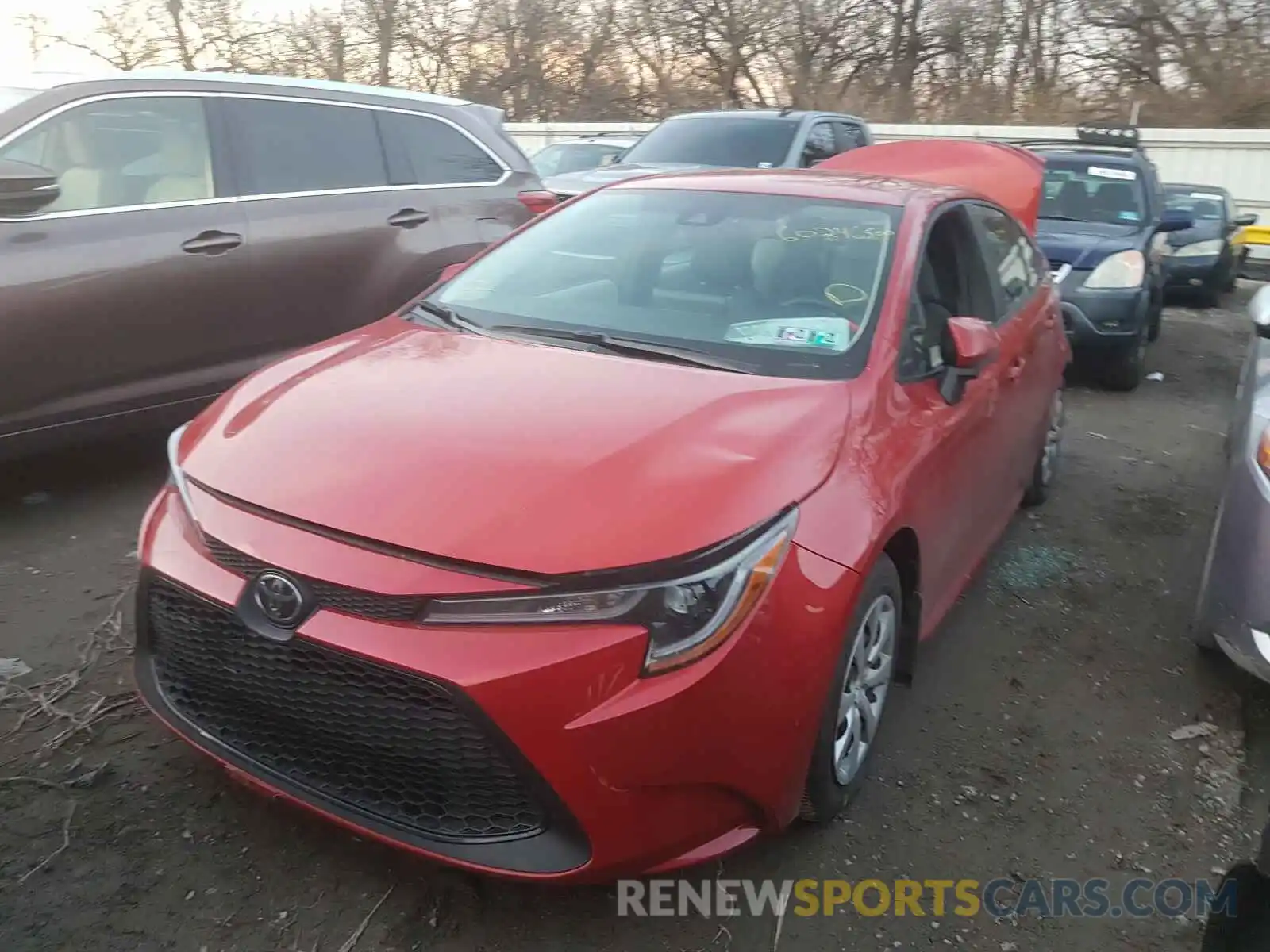 2 Photograph of a damaged car 5YFEPRAE8LP053569 TOYOTA COROLLA 2020