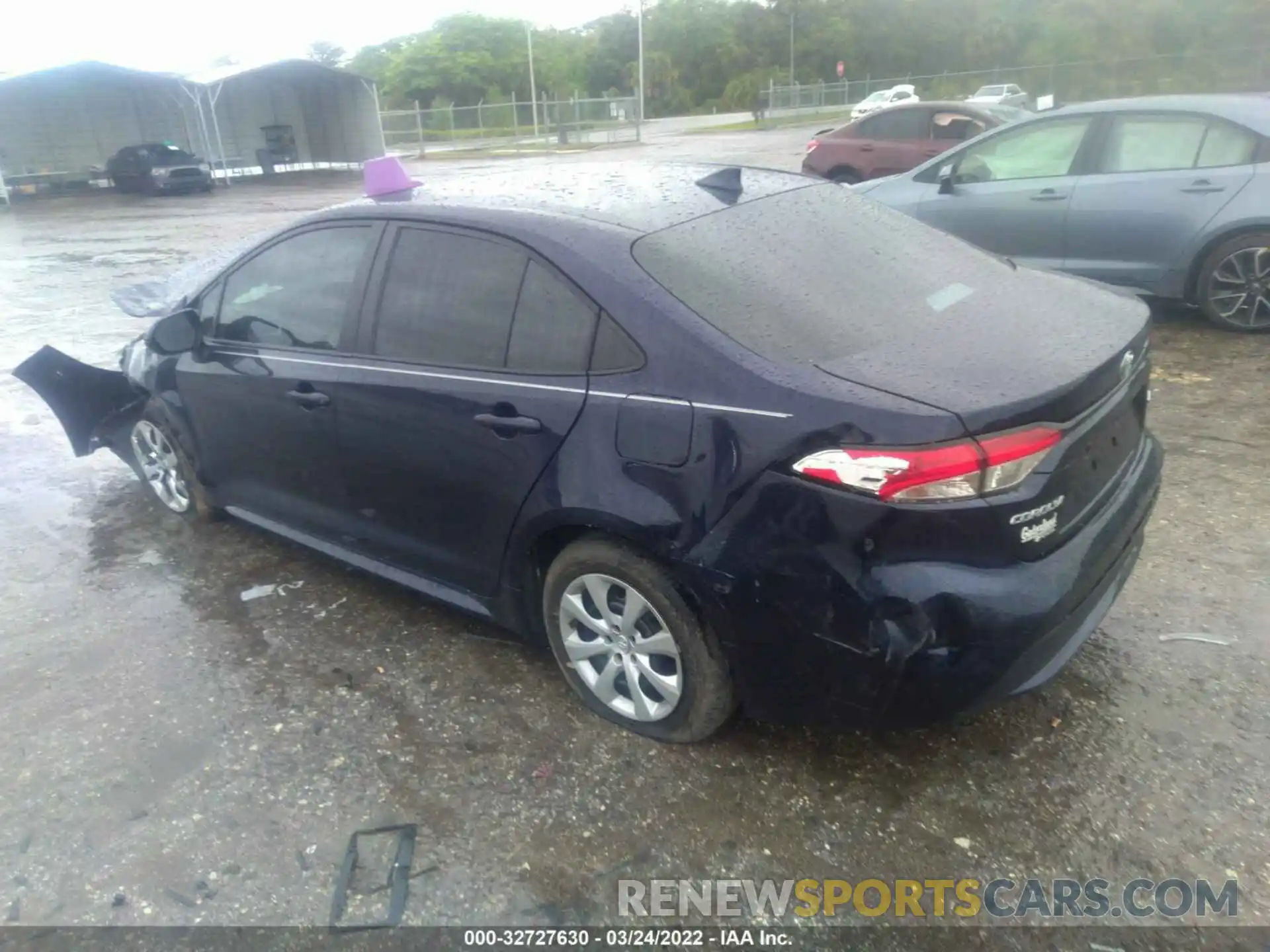 3 Photograph of a damaged car 5YFEPRAE8LP053801 TOYOTA COROLLA 2020