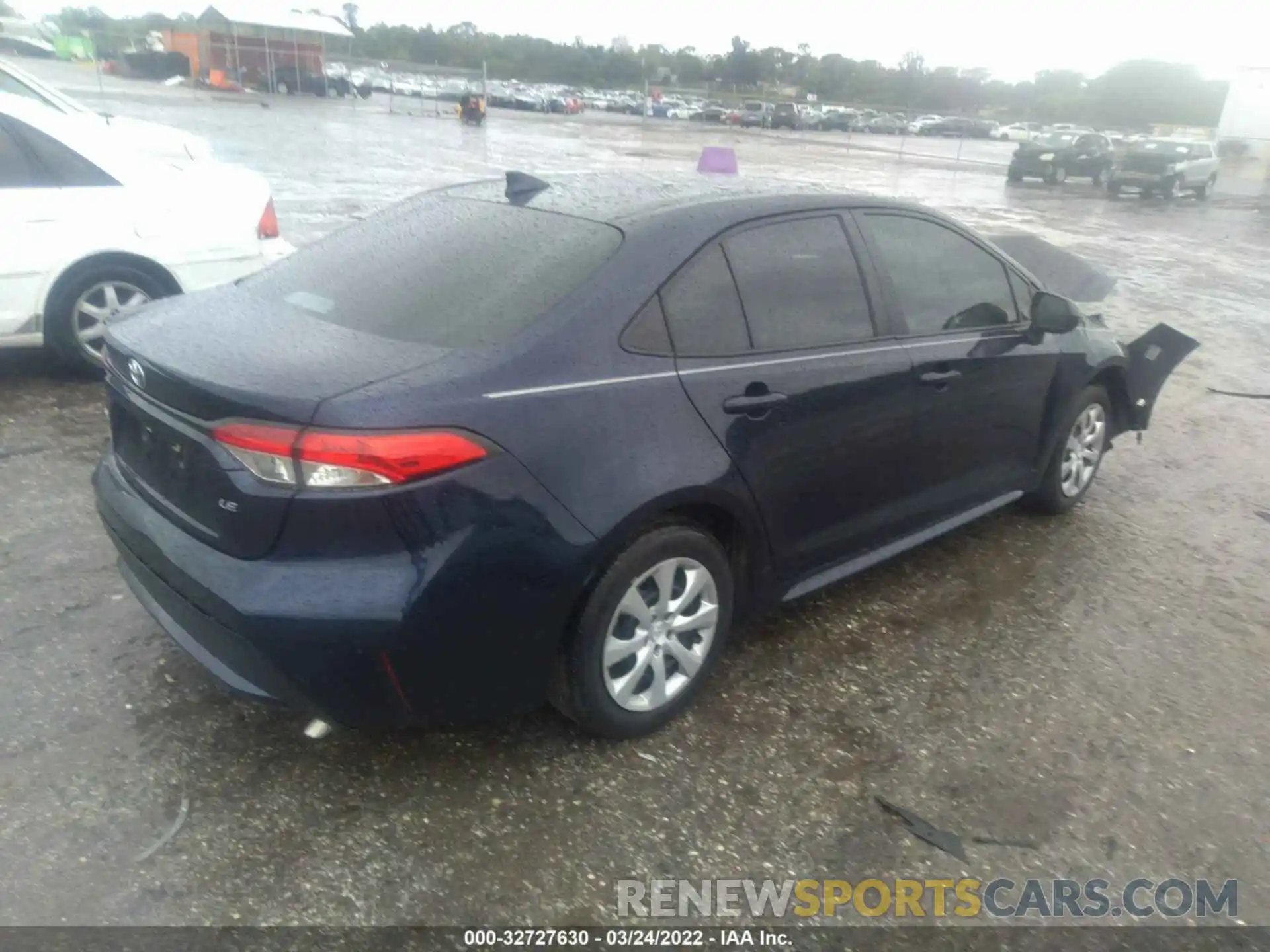 4 Photograph of a damaged car 5YFEPRAE8LP053801 TOYOTA COROLLA 2020