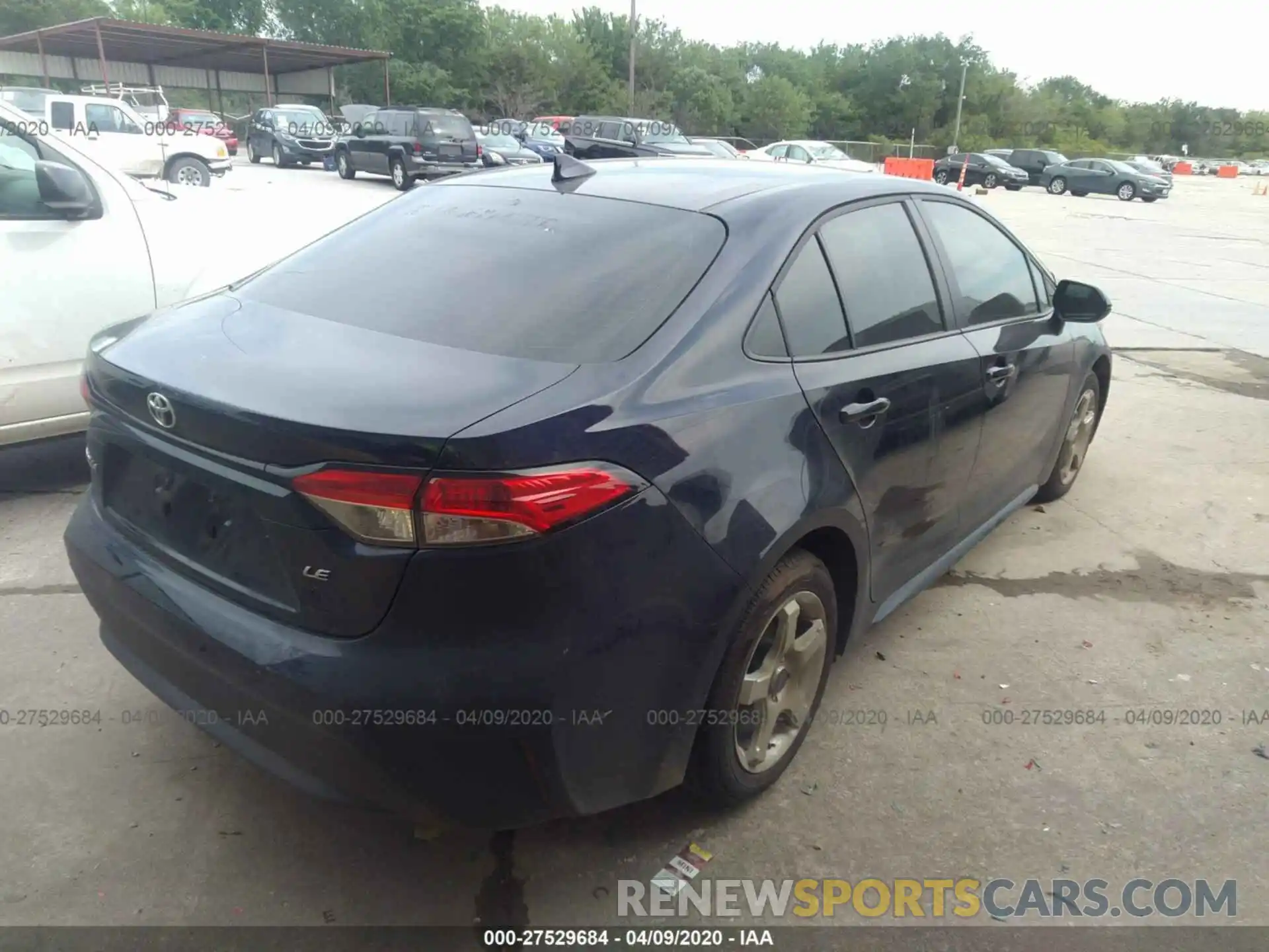 4 Photograph of a damaged car 5YFEPRAE8LP054172 TOYOTA COROLLA 2020