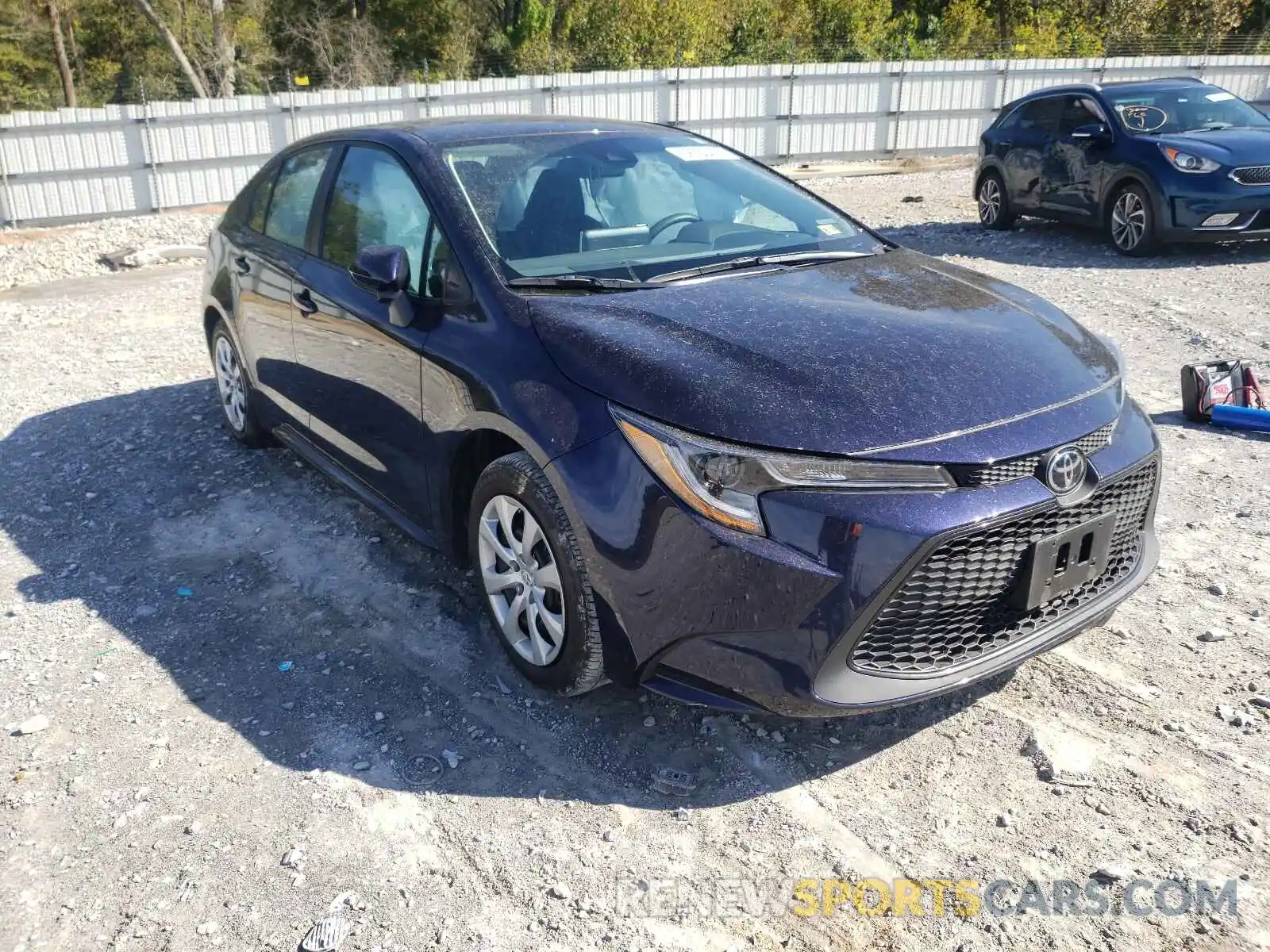 1 Photograph of a damaged car 5YFEPRAE8LP055080 TOYOTA COROLLA 2020