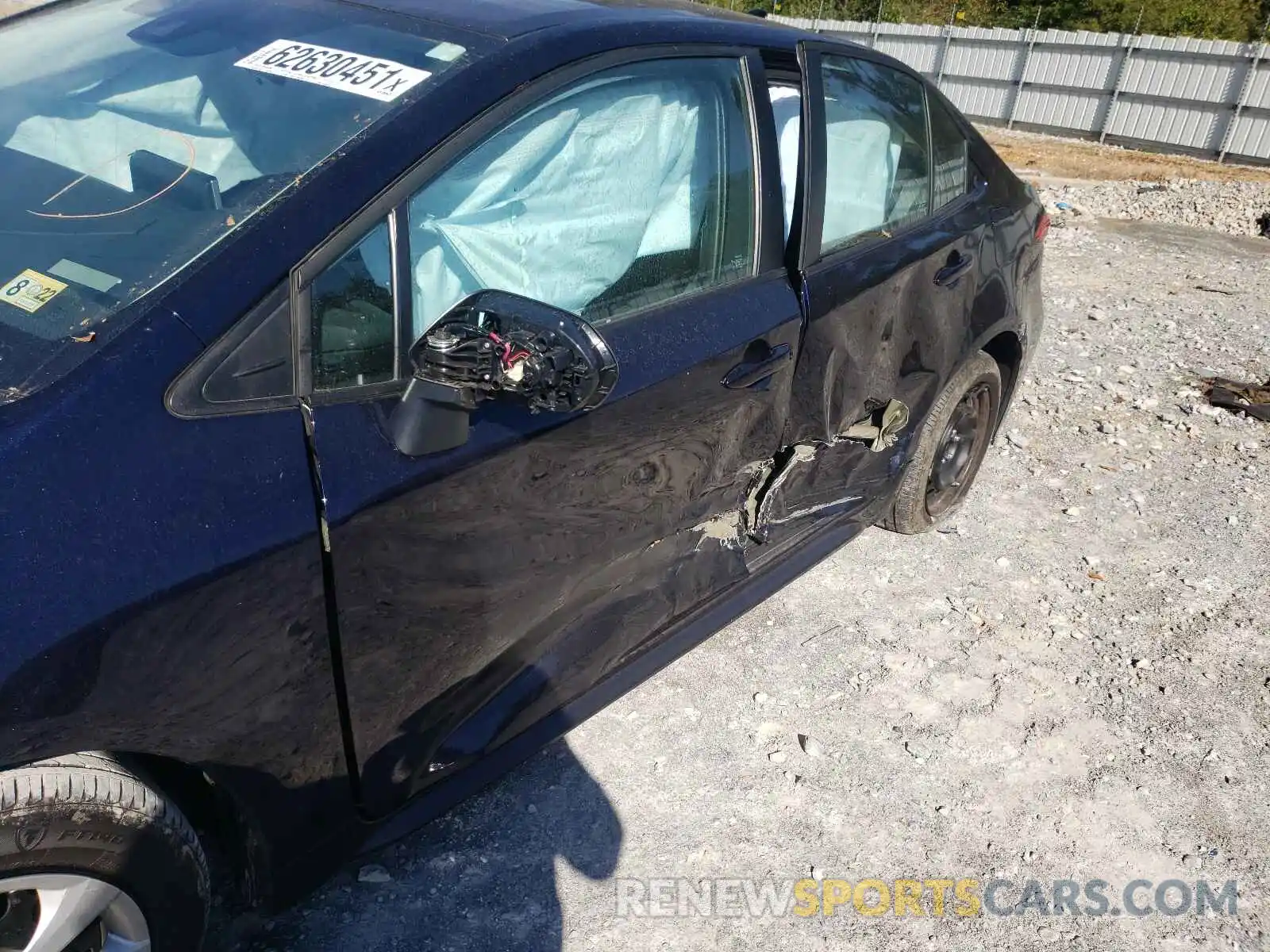 9 Photograph of a damaged car 5YFEPRAE8LP055080 TOYOTA COROLLA 2020