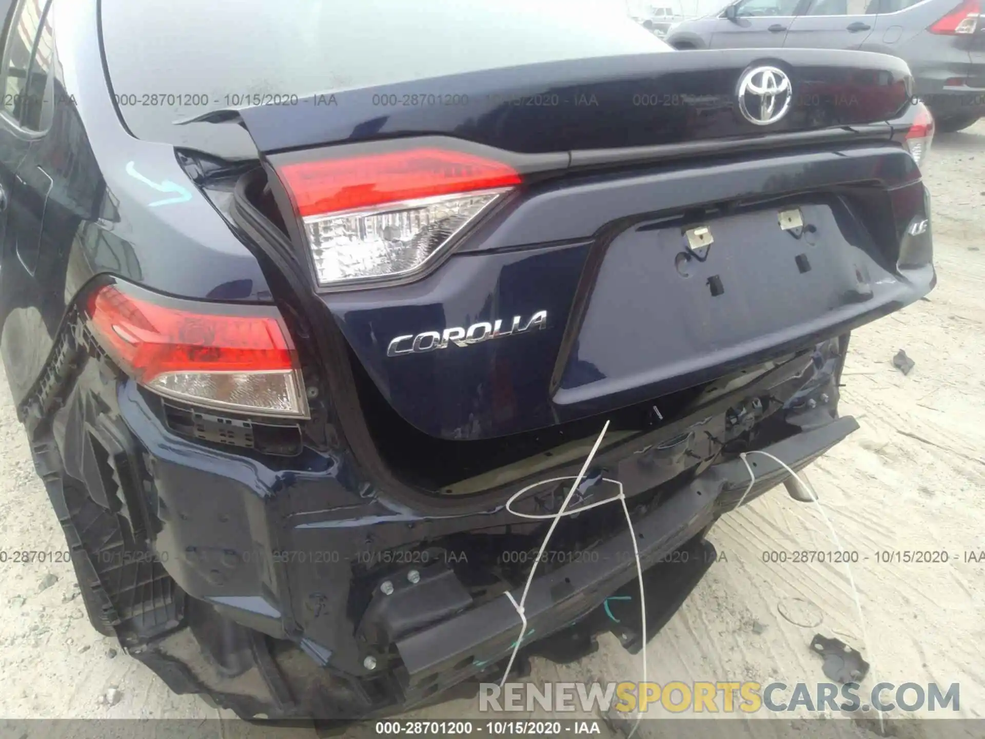 6 Photograph of a damaged car 5YFEPRAE8LP055368 TOYOTA COROLLA 2020