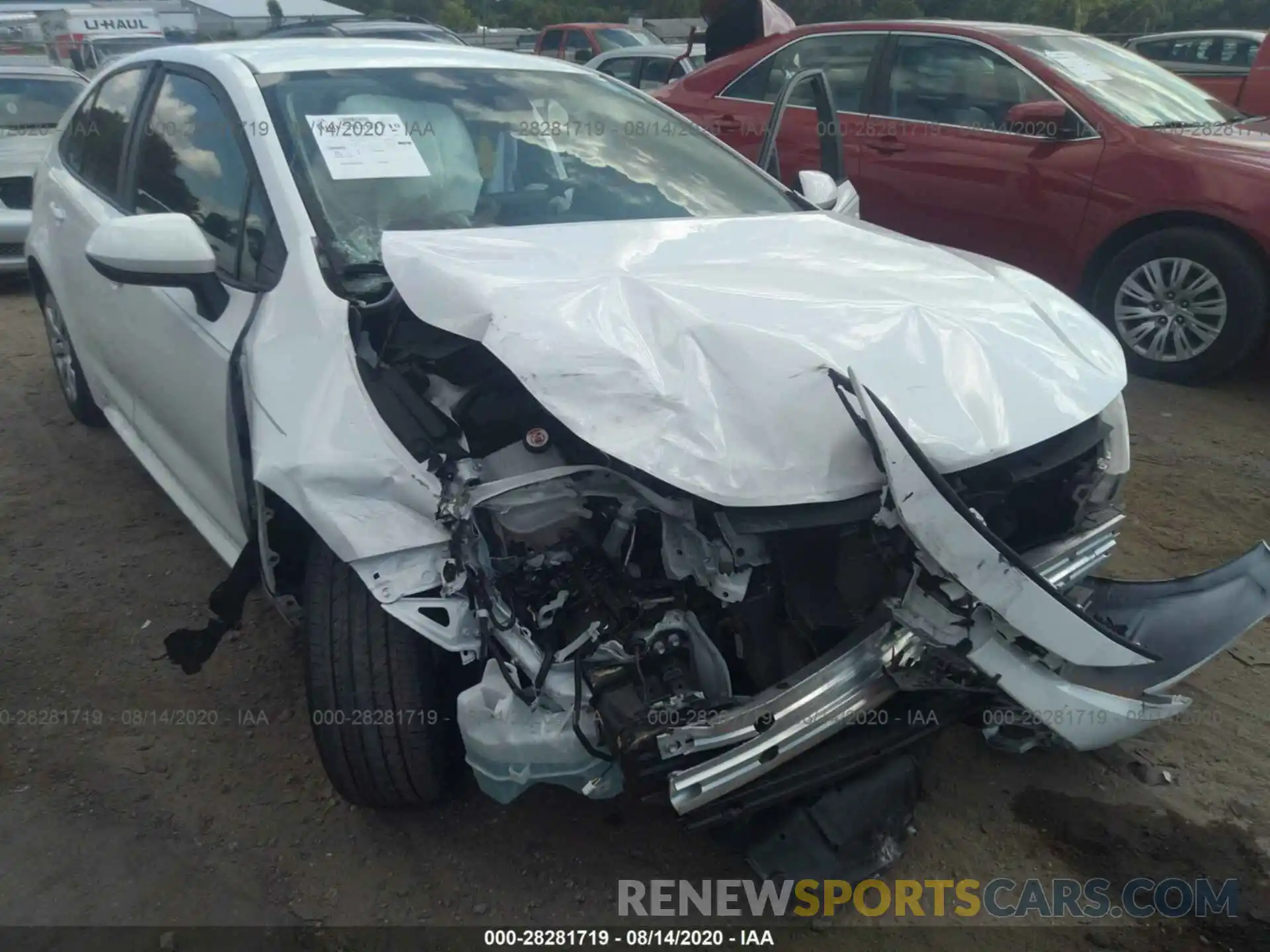 6 Photograph of a damaged car 5YFEPRAE8LP055869 TOYOTA COROLLA 2020