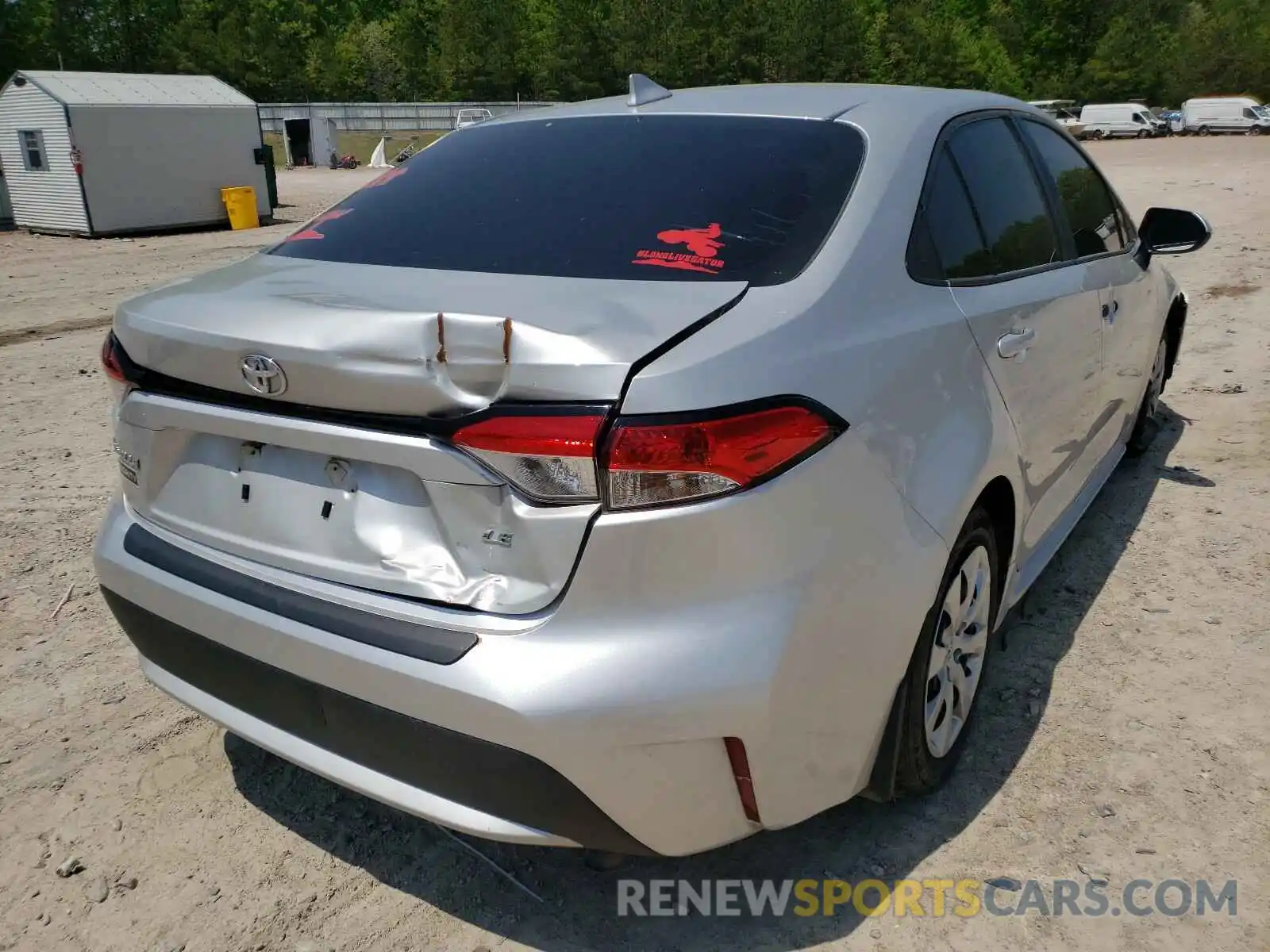 4 Photograph of a damaged car 5YFEPRAE8LP055984 TOYOTA COROLLA 2020