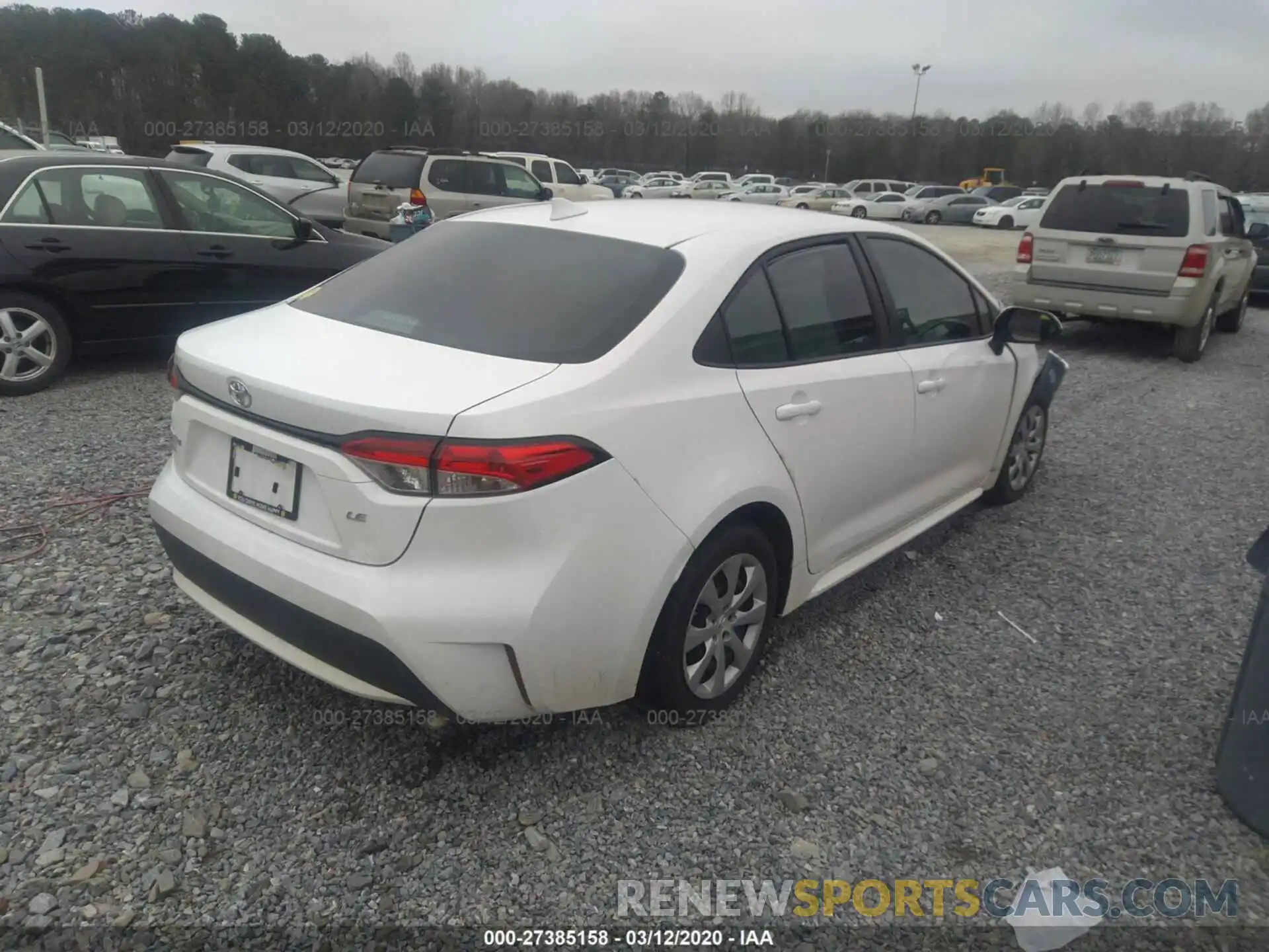 4 Photograph of a damaged car 5YFEPRAE8LP055998 TOYOTA COROLLA 2020