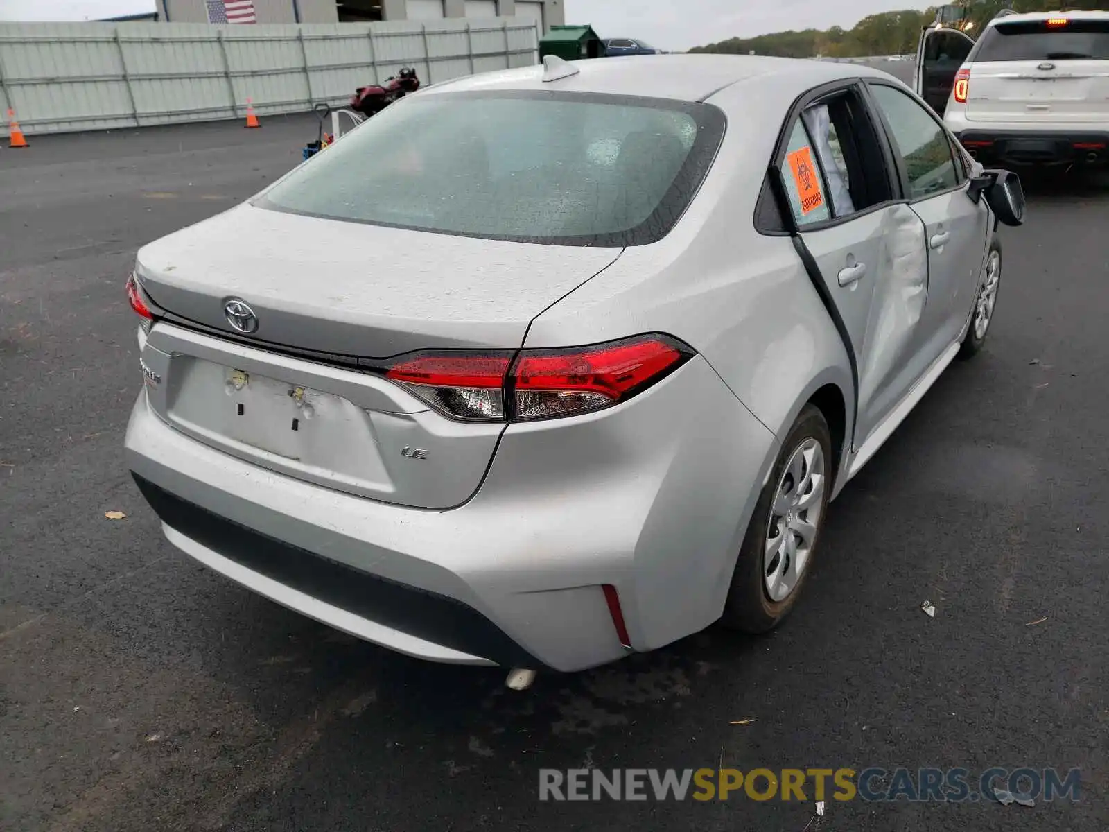 4 Photograph of a damaged car 5YFEPRAE8LP056794 TOYOTA COROLLA 2020