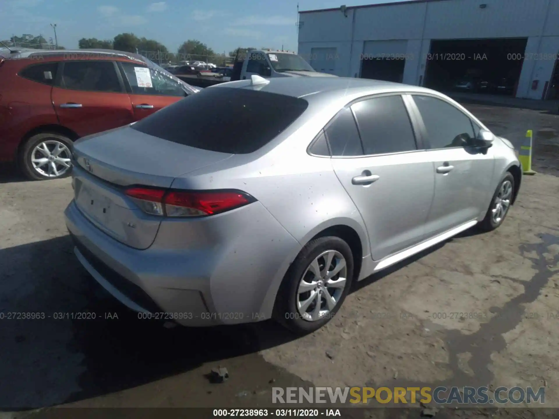 4 Photograph of a damaged car 5YFEPRAE8LP057329 TOYOTA COROLLA 2020