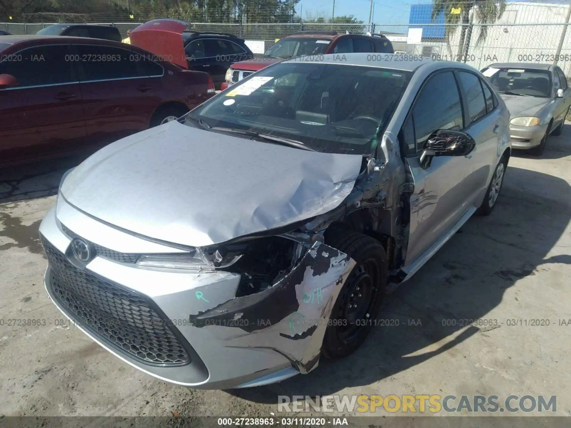 6 Photograph of a damaged car 5YFEPRAE8LP057329 TOYOTA COROLLA 2020