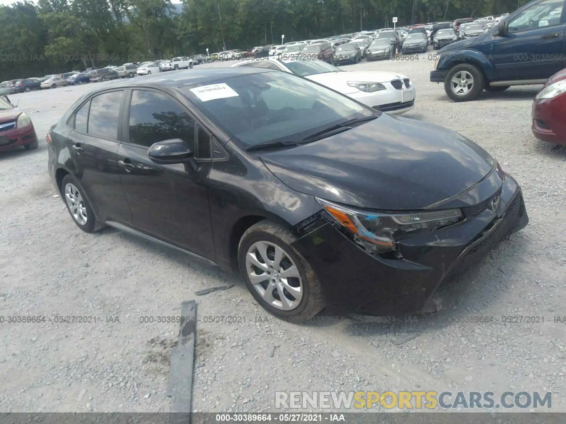 1 Photograph of a damaged car 5YFEPRAE8LP057332 TOYOTA COROLLA 2020