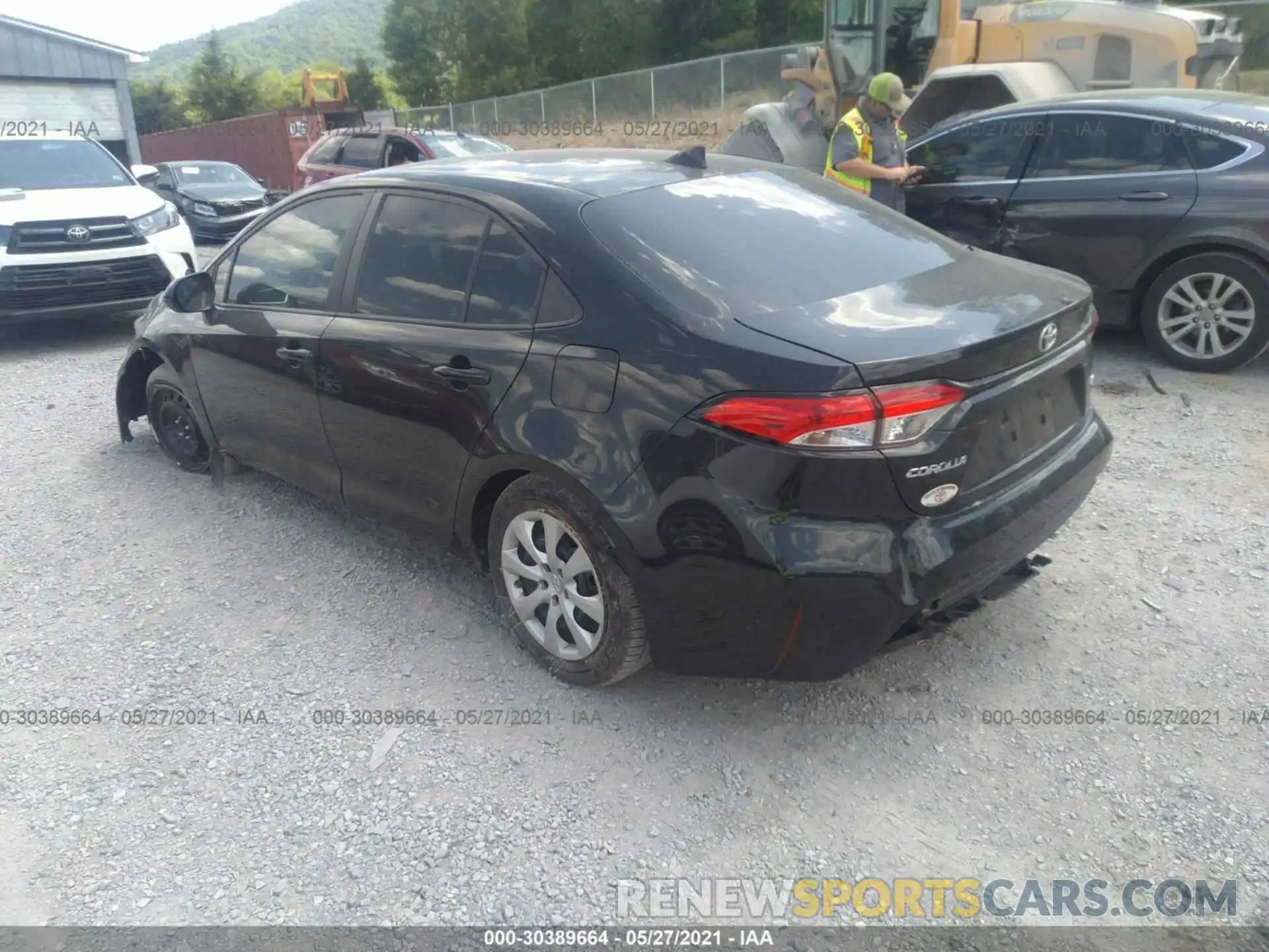 3 Photograph of a damaged car 5YFEPRAE8LP057332 TOYOTA COROLLA 2020