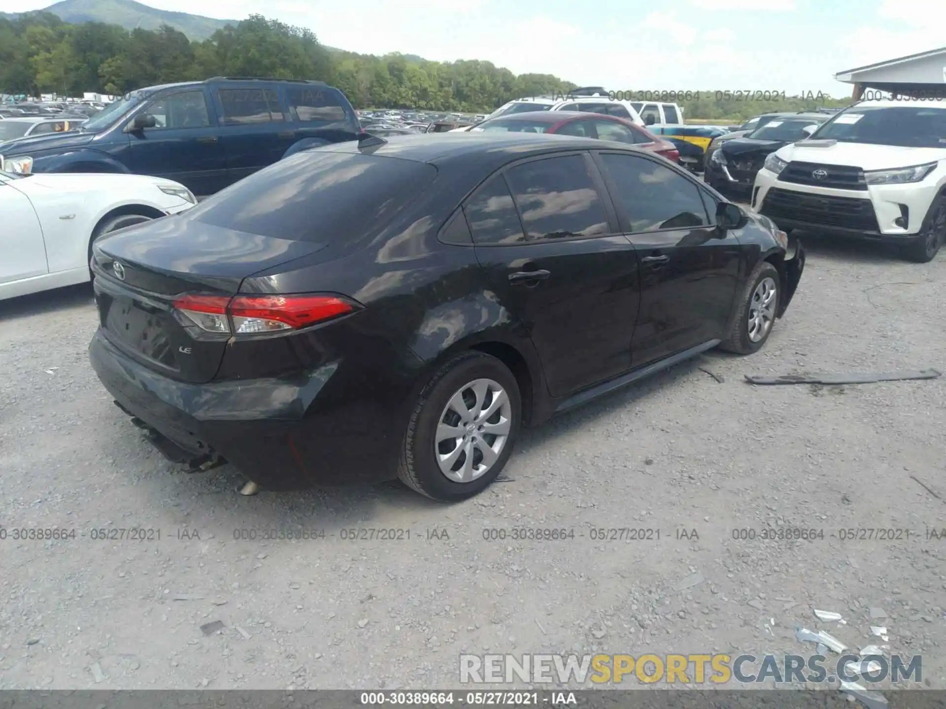 4 Photograph of a damaged car 5YFEPRAE8LP057332 TOYOTA COROLLA 2020