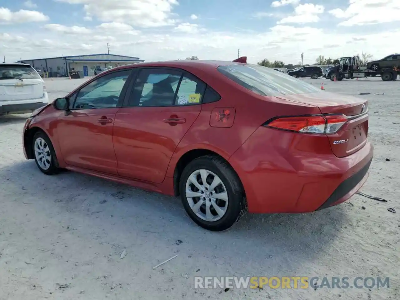 2 Photograph of a damaged car 5YFEPRAE8LP058447 TOYOTA COROLLA 2020