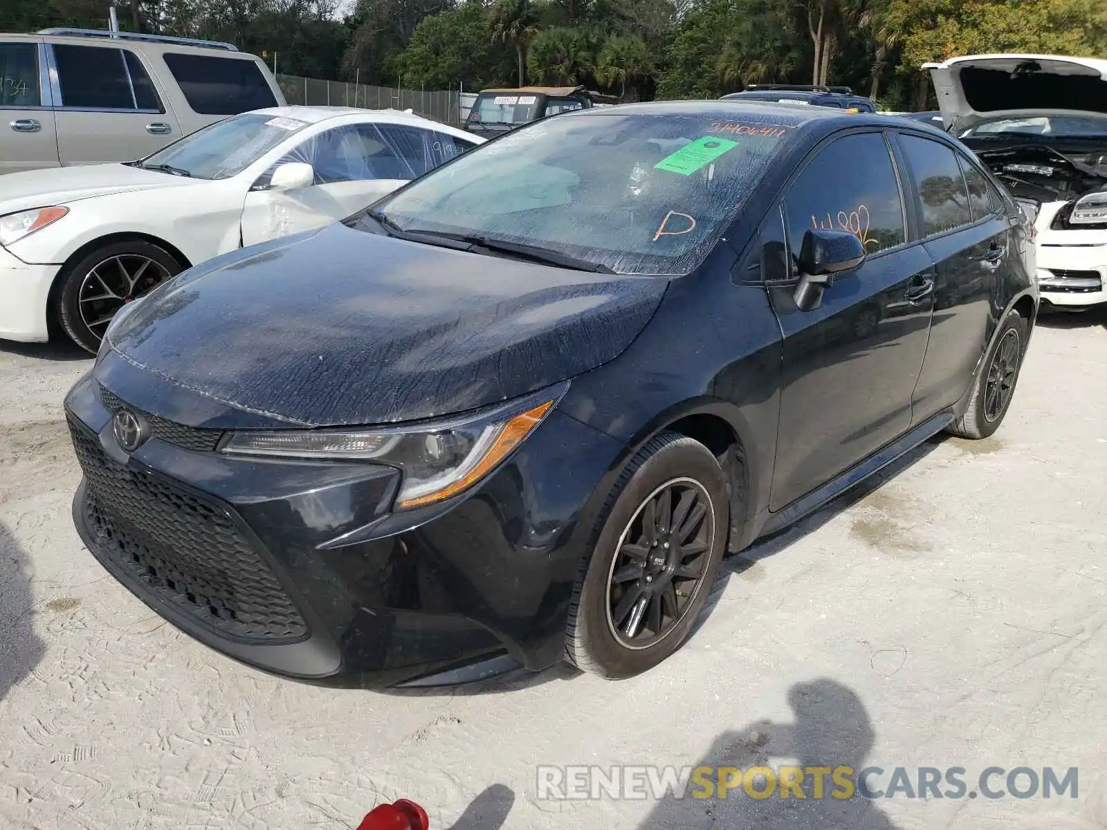 2 Photograph of a damaged car 5YFEPRAE8LP059243 TOYOTA COROLLA 2020