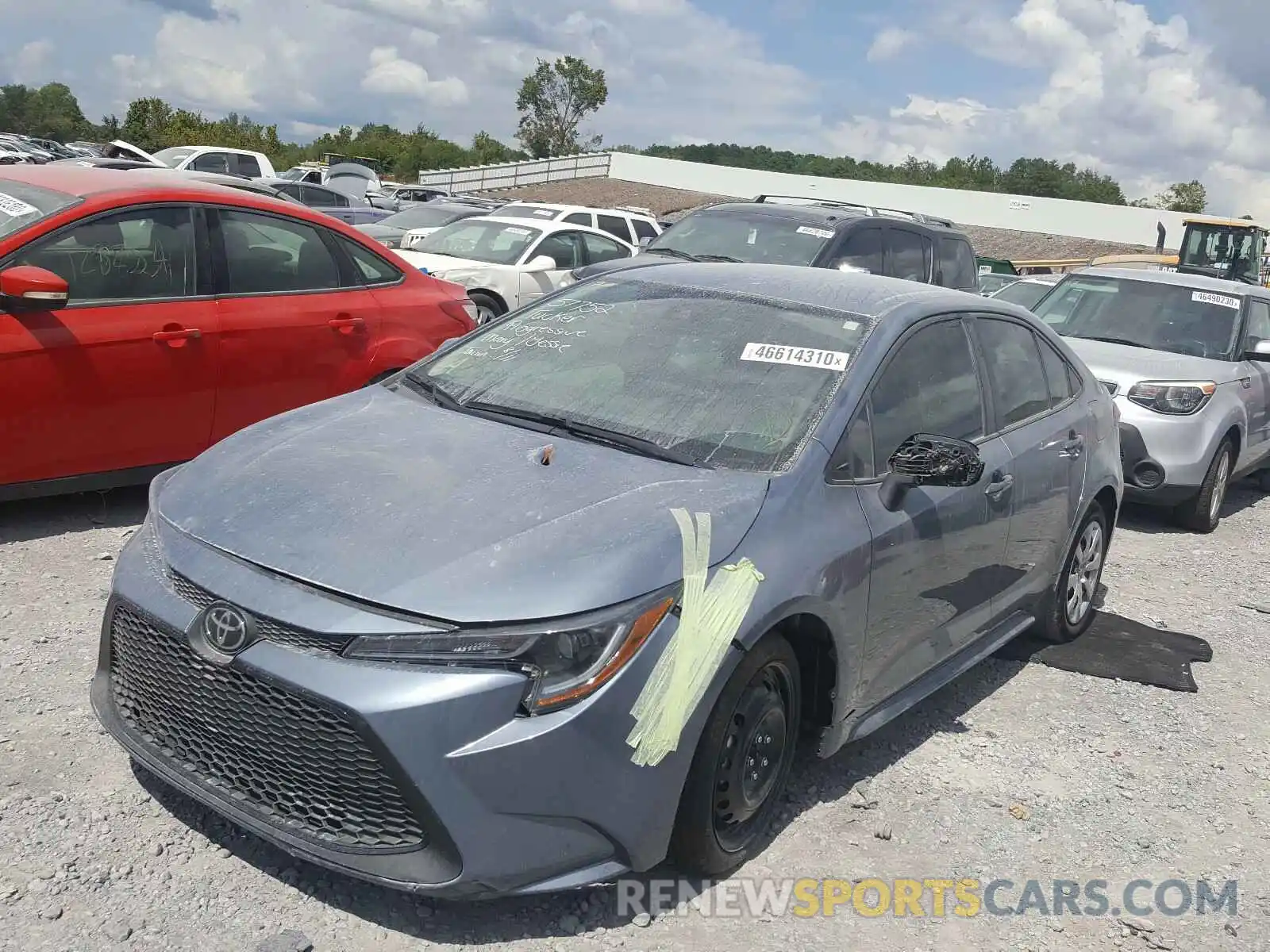 2 Photograph of a damaged car 5YFEPRAE8LP059548 TOYOTA COROLLA 2020