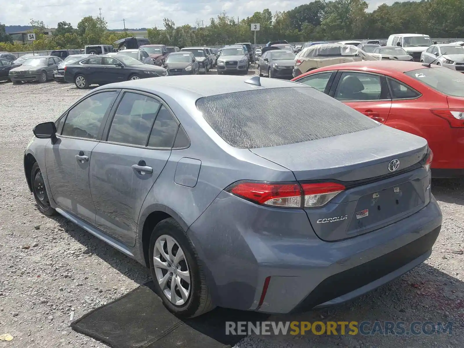 3 Photograph of a damaged car 5YFEPRAE8LP059548 TOYOTA COROLLA 2020