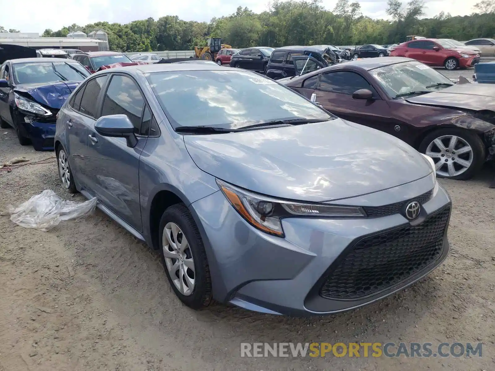 1 Photograph of a damaged car 5YFEPRAE8LP059582 TOYOTA COROLLA 2020