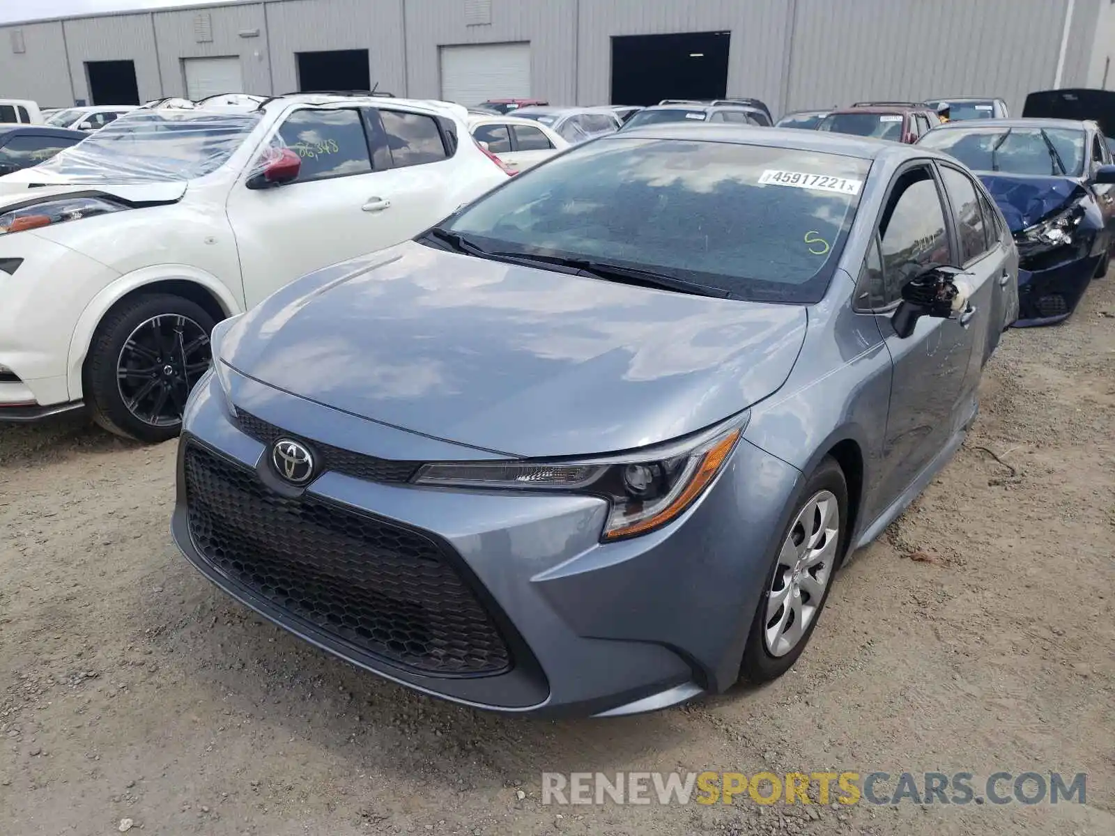 2 Photograph of a damaged car 5YFEPRAE8LP059582 TOYOTA COROLLA 2020