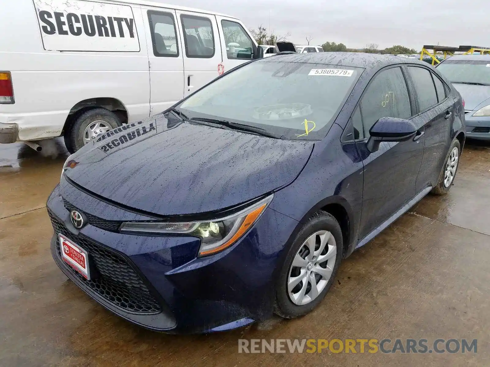 2 Photograph of a damaged car 5YFEPRAE8LP059758 TOYOTA COROLLA 2020