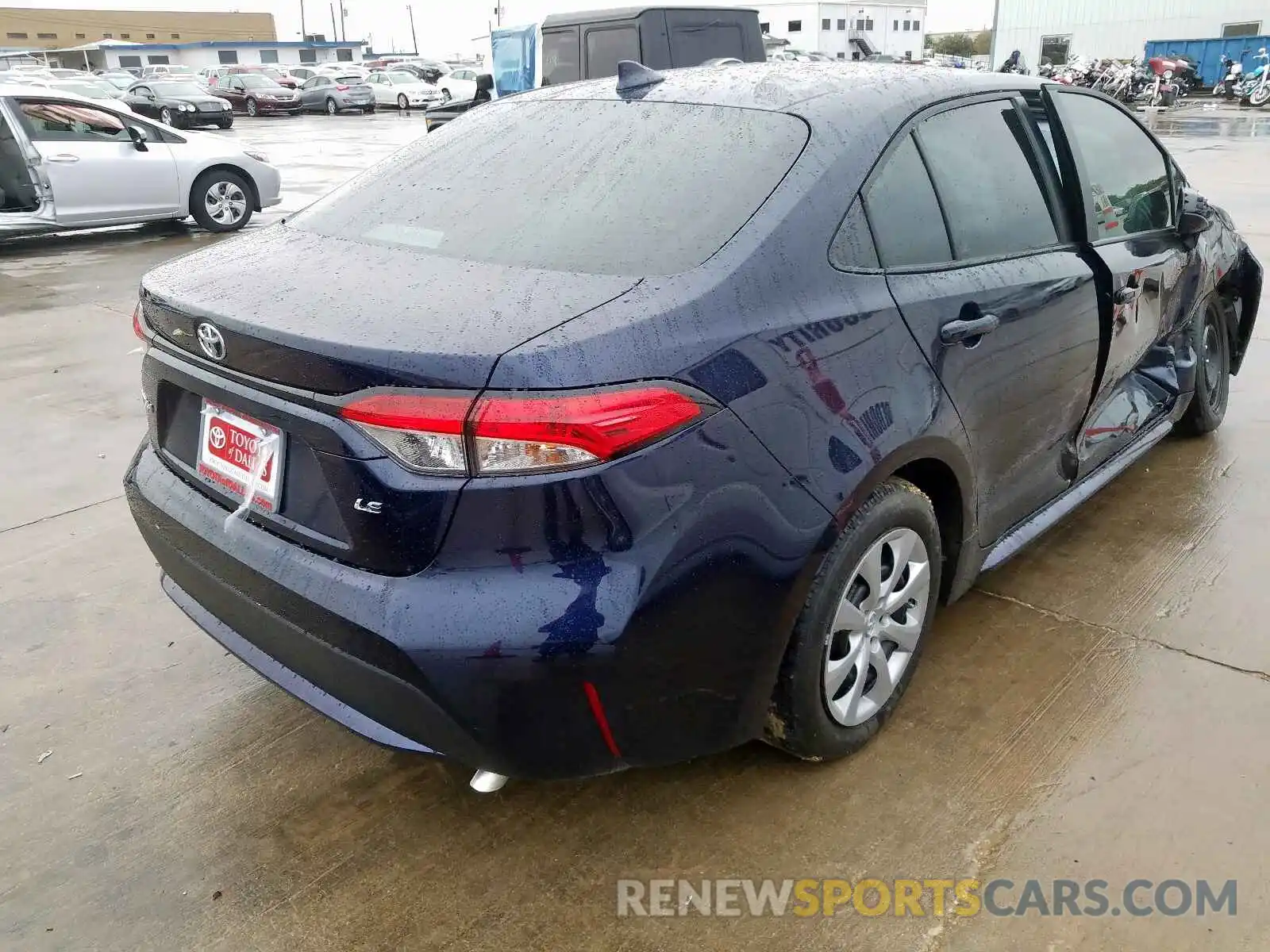 4 Photograph of a damaged car 5YFEPRAE8LP059758 TOYOTA COROLLA 2020