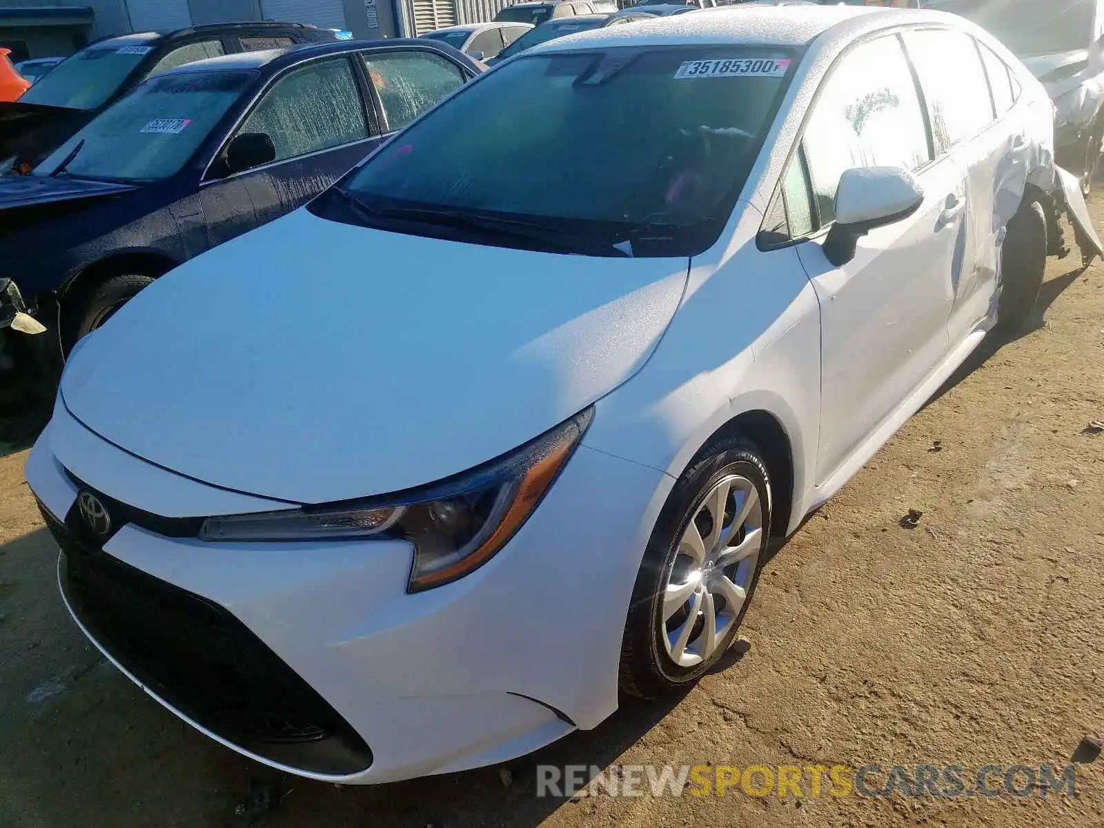 2 Photograph of a damaged car 5YFEPRAE8LP060733 TOYOTA COROLLA 2020