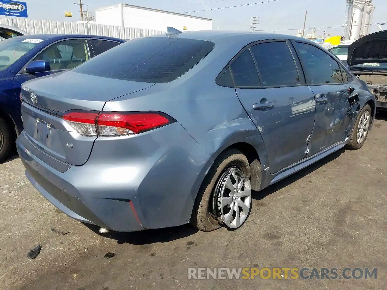 4 Photograph of a damaged car 5YFEPRAE8LP062577 TOYOTA COROLLA 2020