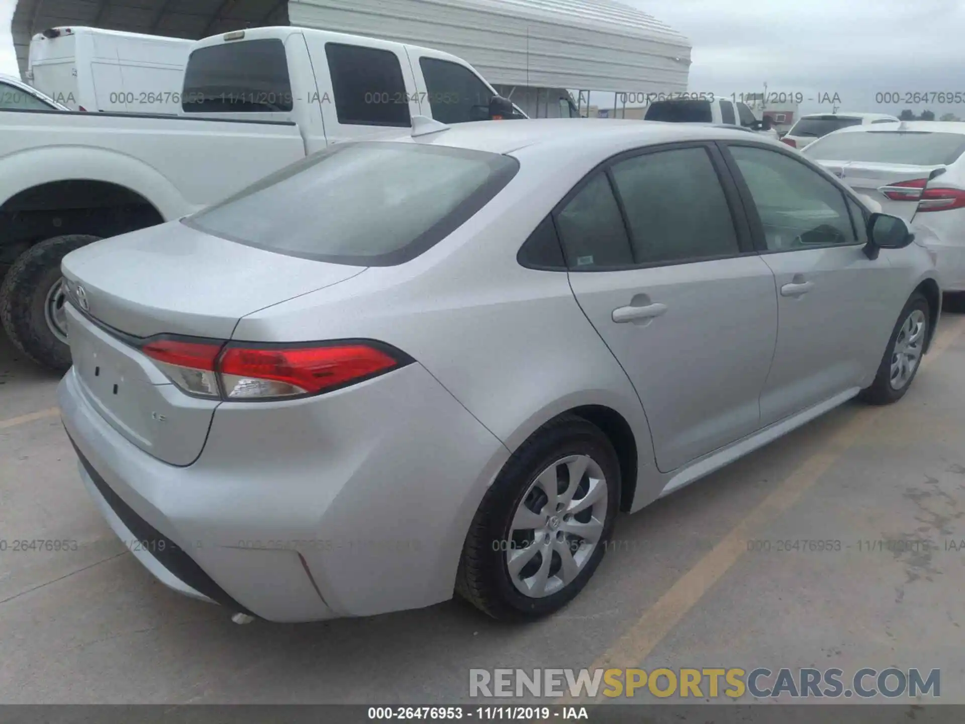 4 Photograph of a damaged car 5YFEPRAE8LP064409 TOYOTA COROLLA 2020