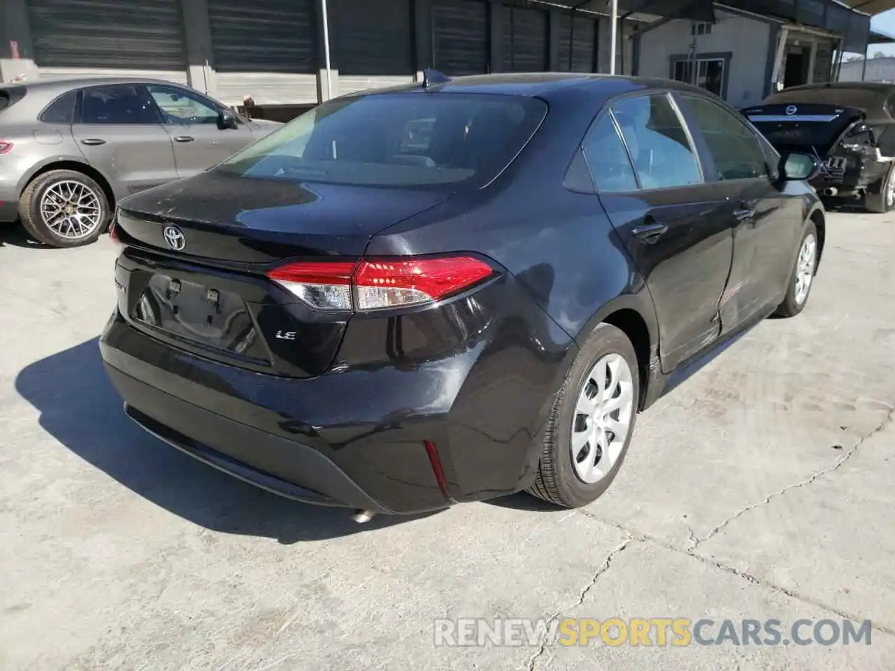 4 Photograph of a damaged car 5YFEPRAE8LP064538 TOYOTA COROLLA 2020