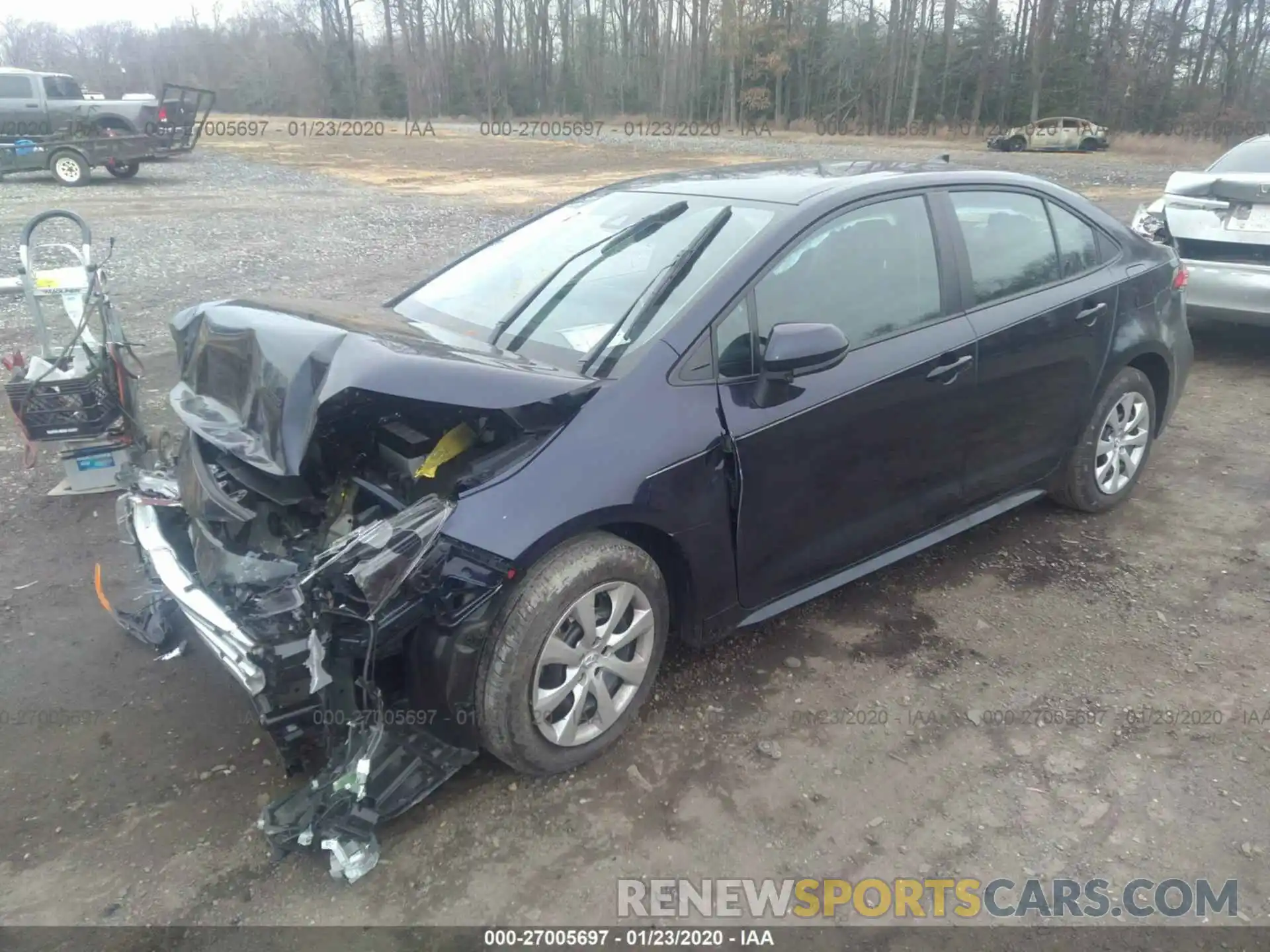 2 Photograph of a damaged car 5YFEPRAE8LP064815 TOYOTA COROLLA 2020