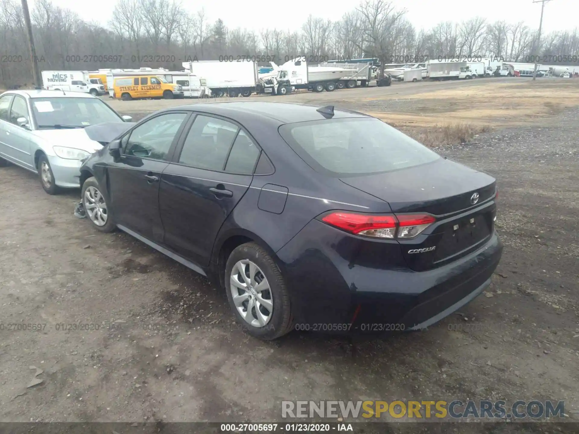 3 Photograph of a damaged car 5YFEPRAE8LP064815 TOYOTA COROLLA 2020