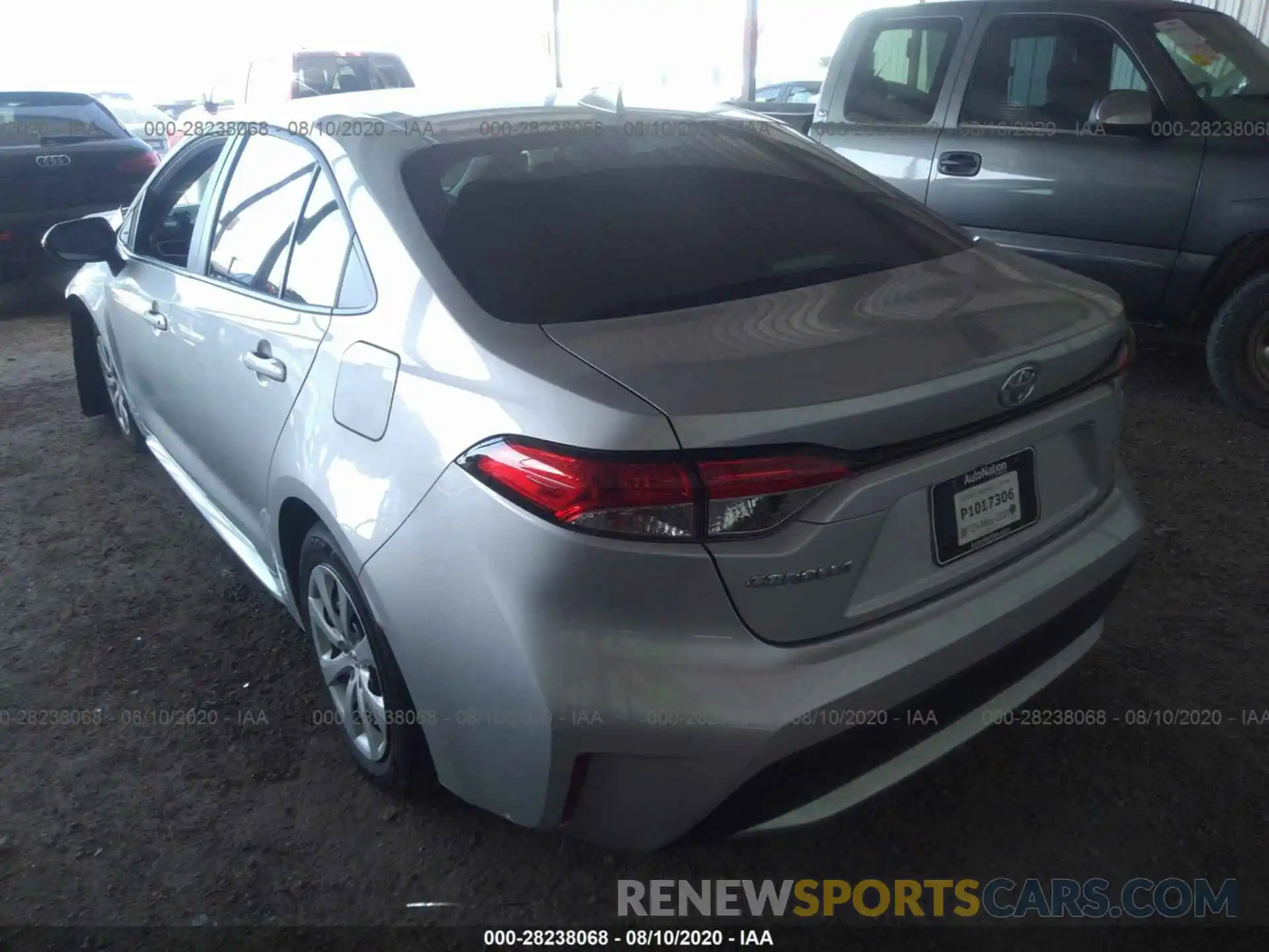 3 Photograph of a damaged car 5YFEPRAE8LP065575 TOYOTA COROLLA 2020