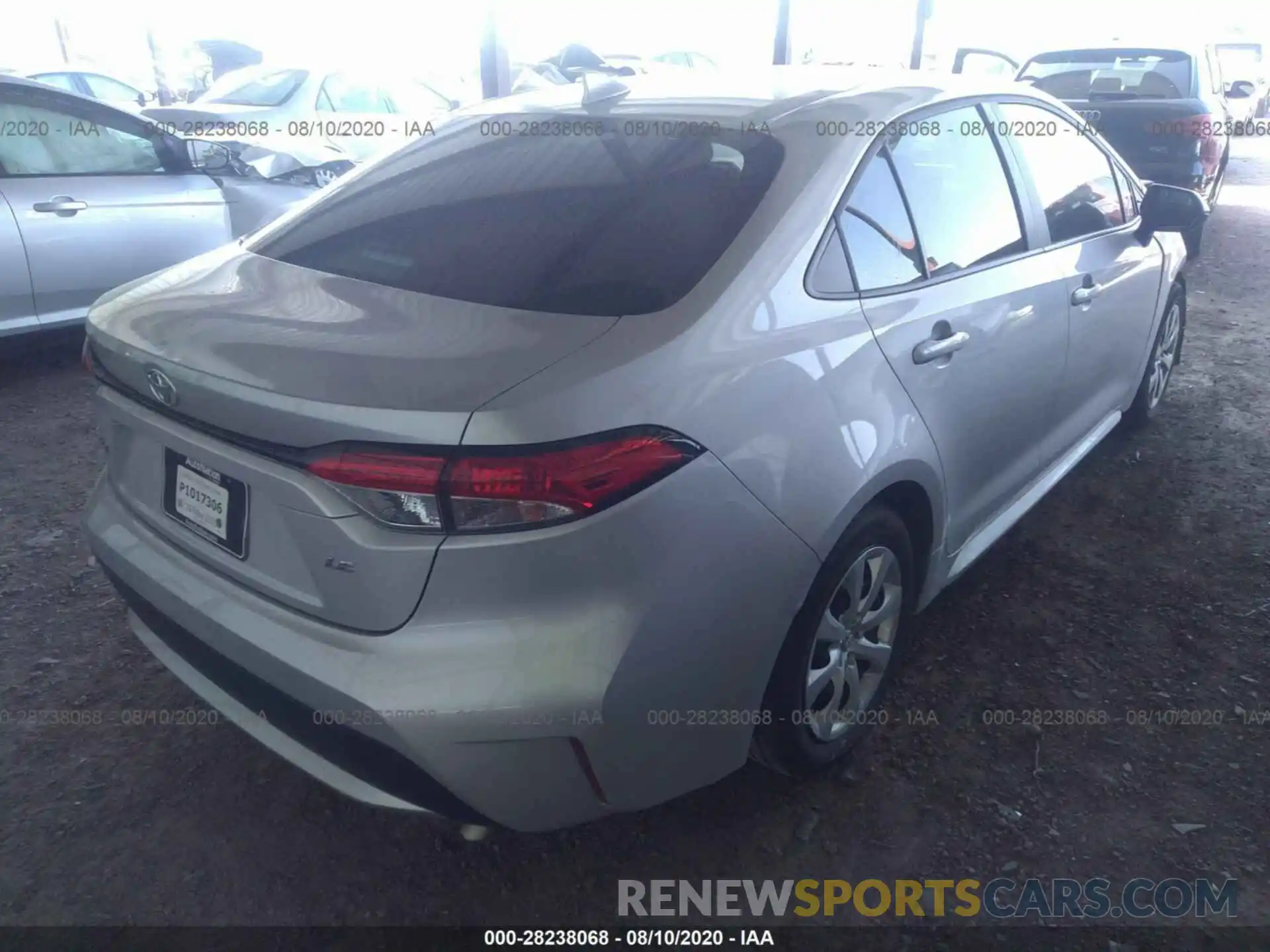 4 Photograph of a damaged car 5YFEPRAE8LP065575 TOYOTA COROLLA 2020