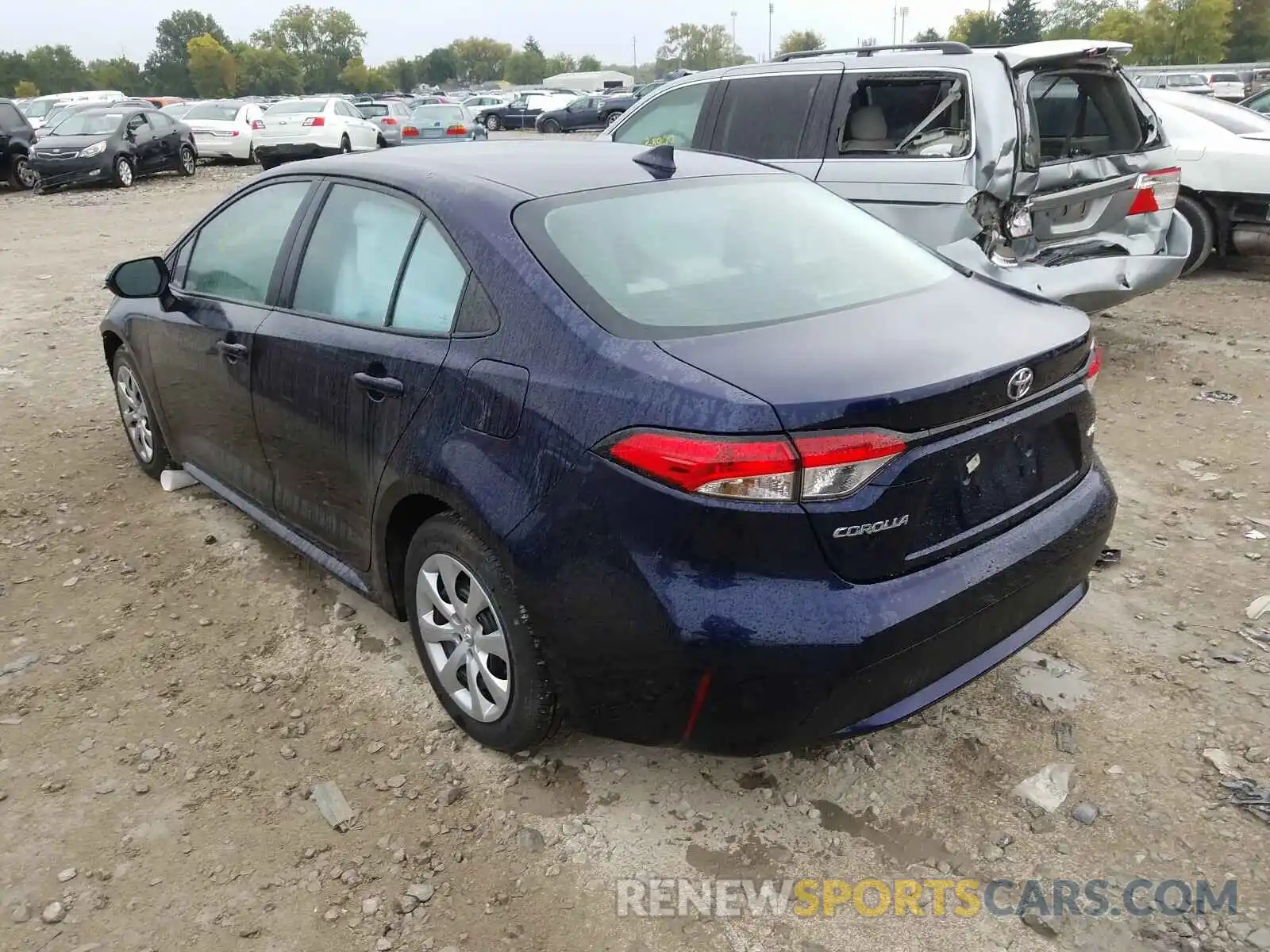 3 Photograph of a damaged car 5YFEPRAE8LP065950 TOYOTA COROLLA 2020