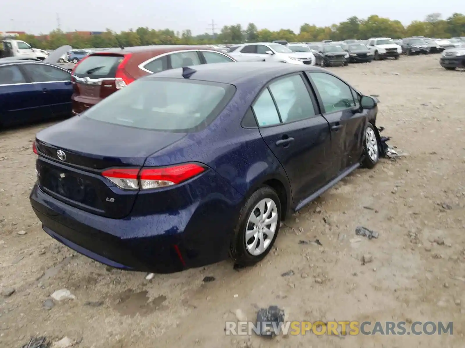 4 Photograph of a damaged car 5YFEPRAE8LP065950 TOYOTA COROLLA 2020