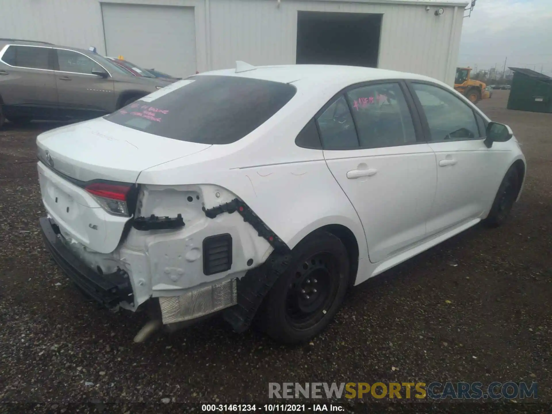 4 Photograph of a damaged car 5YFEPRAE8LP066113 TOYOTA COROLLA 2020