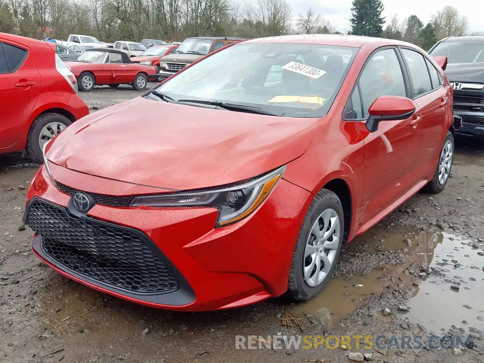 2 Photograph of a damaged car 5YFEPRAE8LP066323 TOYOTA COROLLA 2020