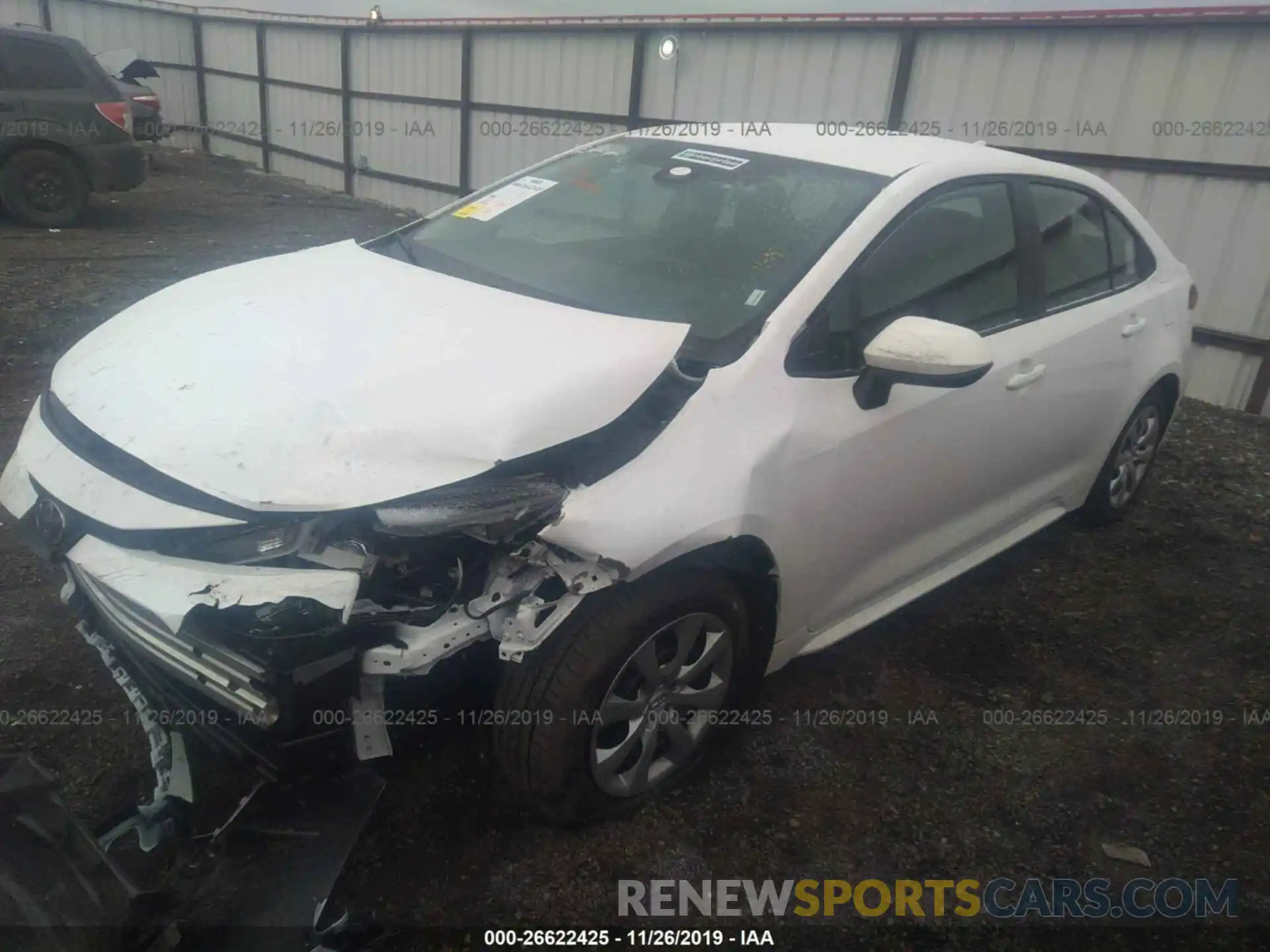 2 Photograph of a damaged car 5YFEPRAE8LP066337 TOYOTA COROLLA 2020