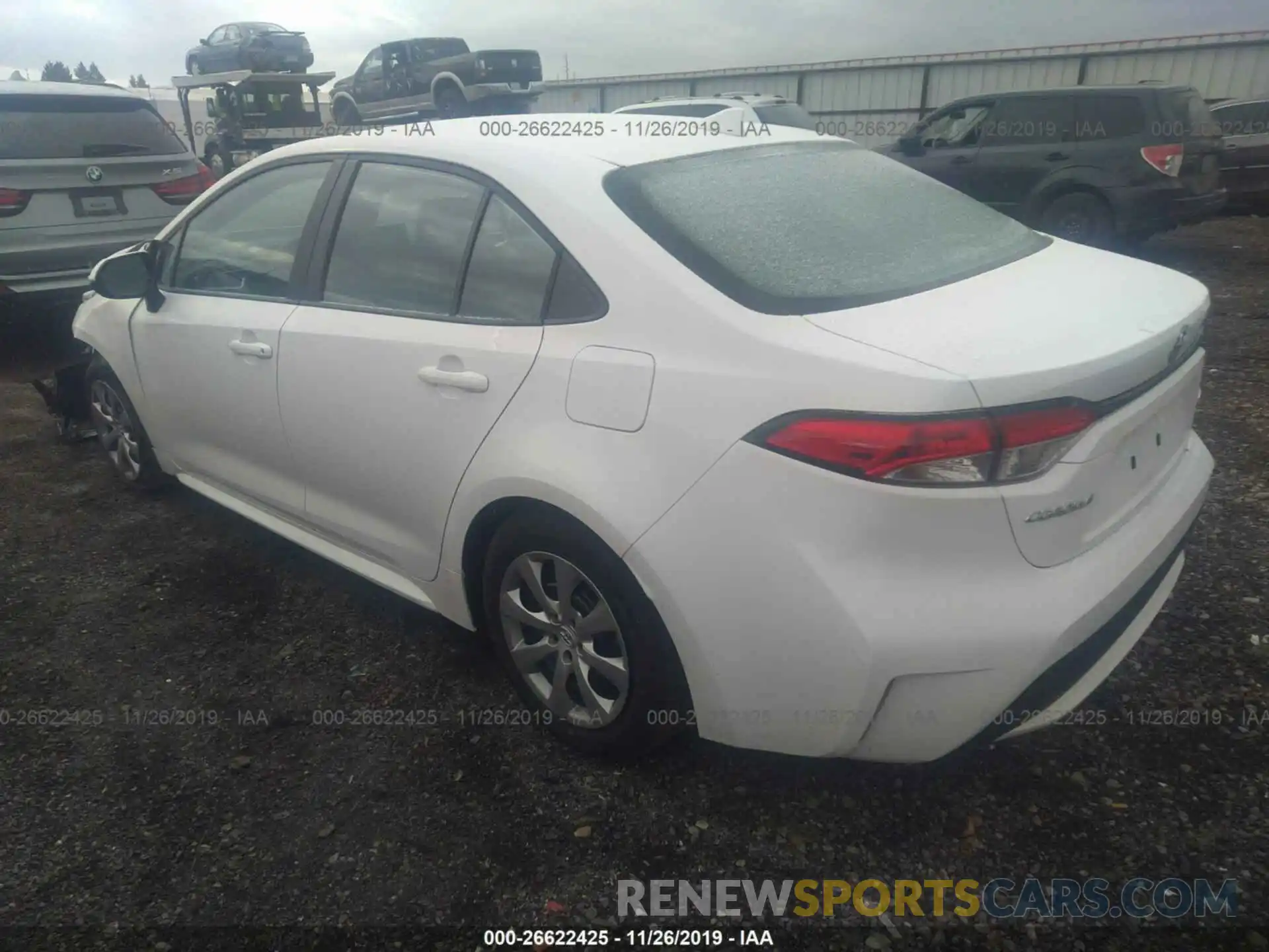 3 Photograph of a damaged car 5YFEPRAE8LP066337 TOYOTA COROLLA 2020