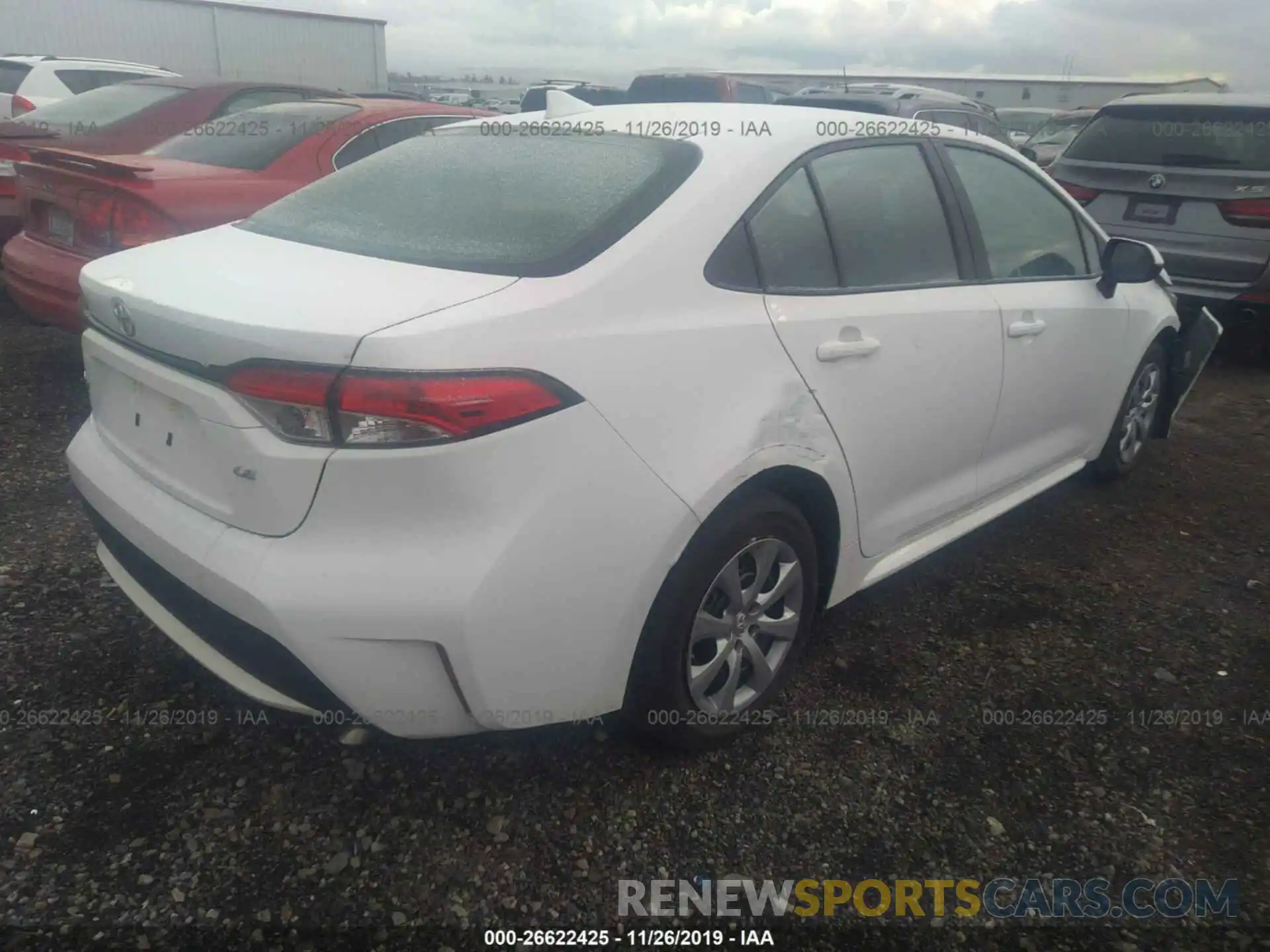 4 Photograph of a damaged car 5YFEPRAE8LP066337 TOYOTA COROLLA 2020