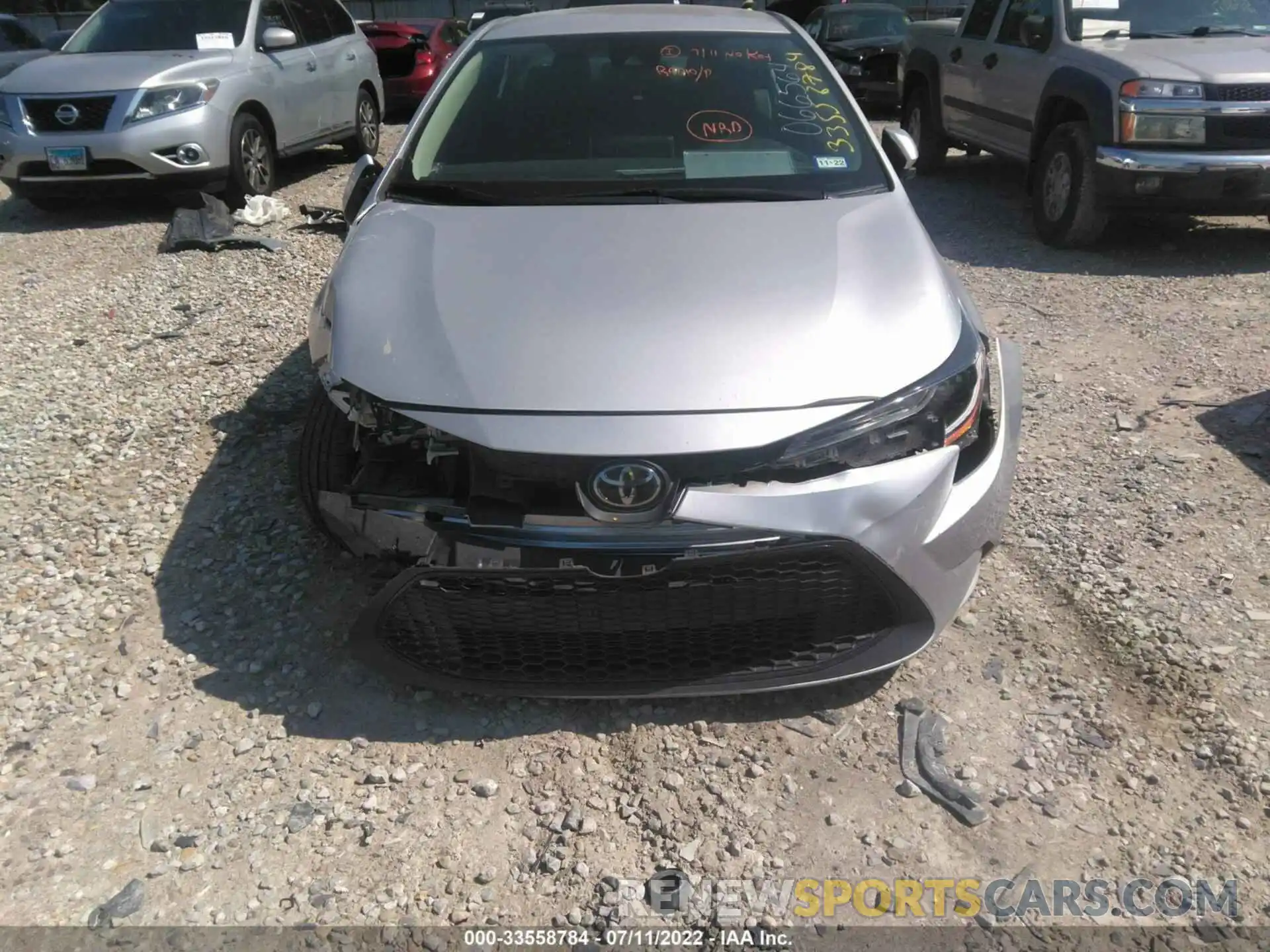 6 Photograph of a damaged car 5YFEPRAE8LP066564 TOYOTA COROLLA 2020