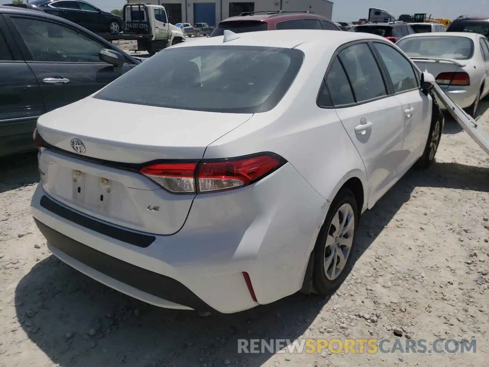 4 Photograph of a damaged car 5YFEPRAE8LP066838 TOYOTA COROLLA 2020