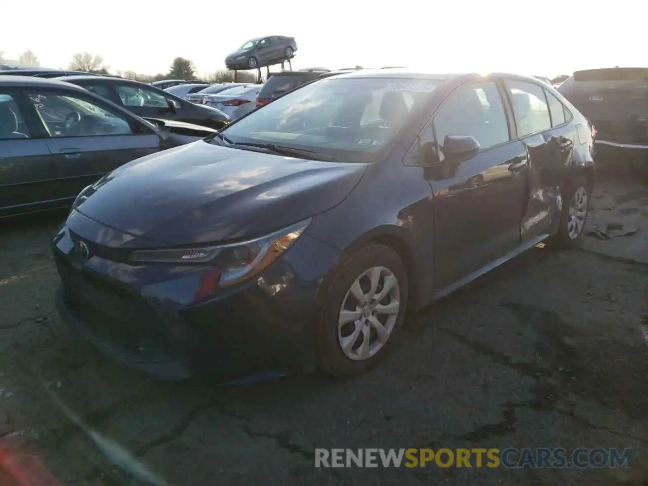 2 Photograph of a damaged car 5YFEPRAE8LP067309 TOYOTA COROLLA 2020