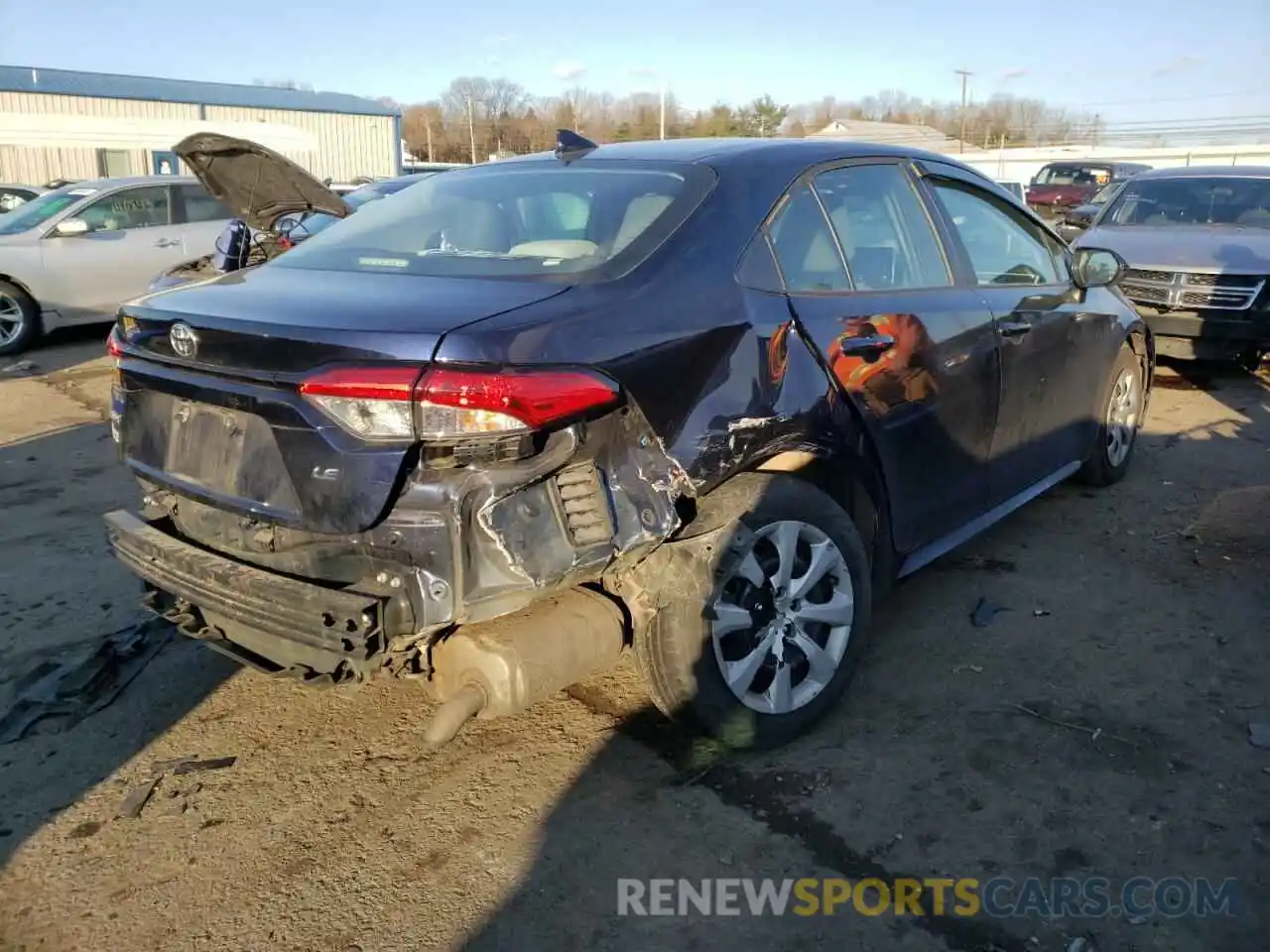 4 Photograph of a damaged car 5YFEPRAE8LP067309 TOYOTA COROLLA 2020