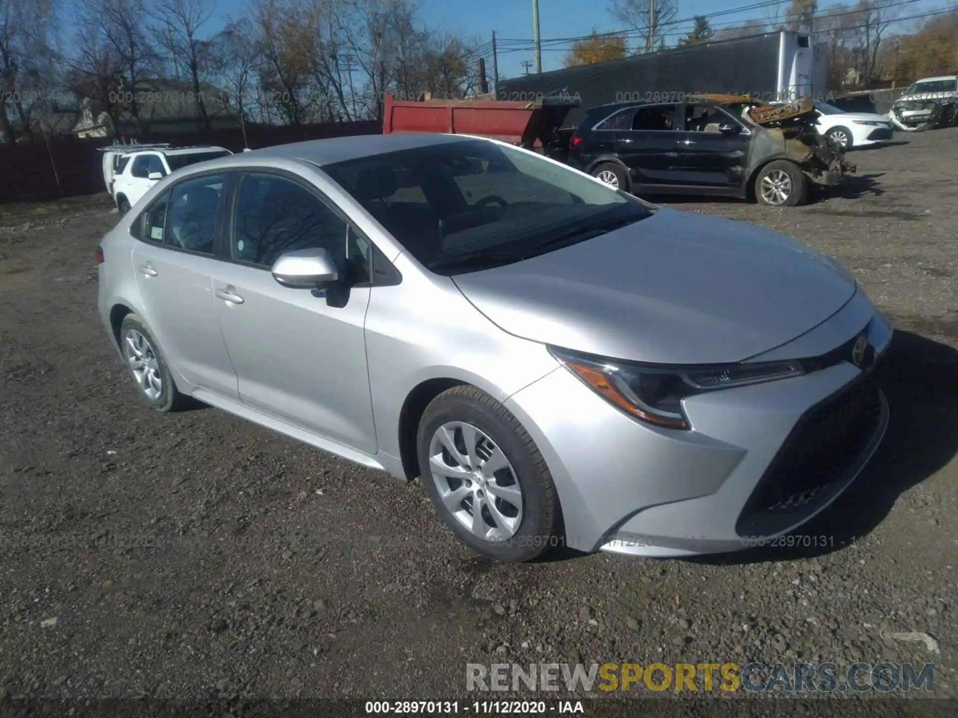 1 Photograph of a damaged car 5YFEPRAE8LP067908 TOYOTA COROLLA 2020