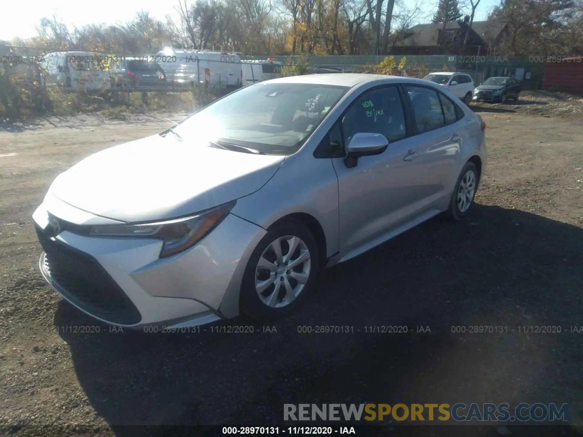 2 Photograph of a damaged car 5YFEPRAE8LP067908 TOYOTA COROLLA 2020