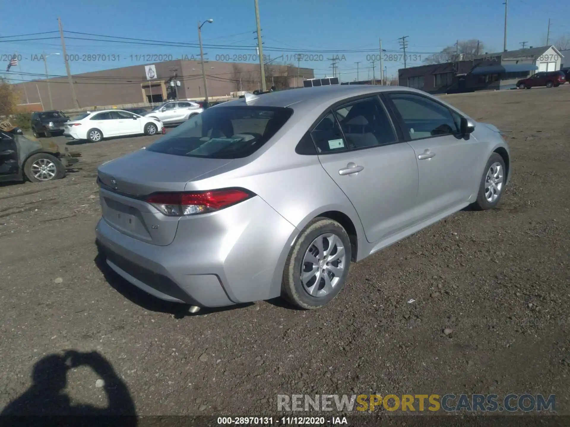 4 Photograph of a damaged car 5YFEPRAE8LP067908 TOYOTA COROLLA 2020