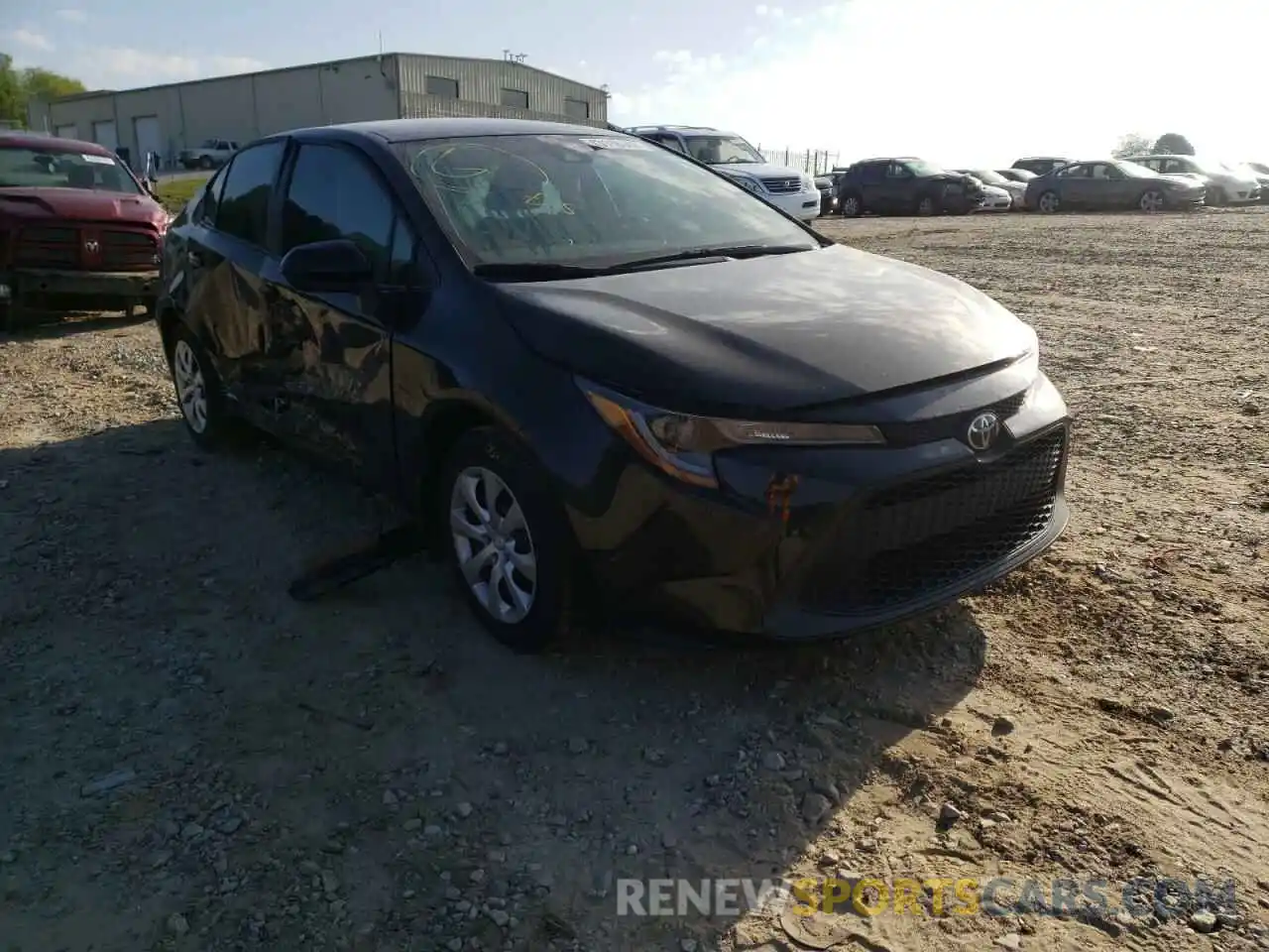 1 Photograph of a damaged car 5YFEPRAE8LP069142 TOYOTA COROLLA 2020