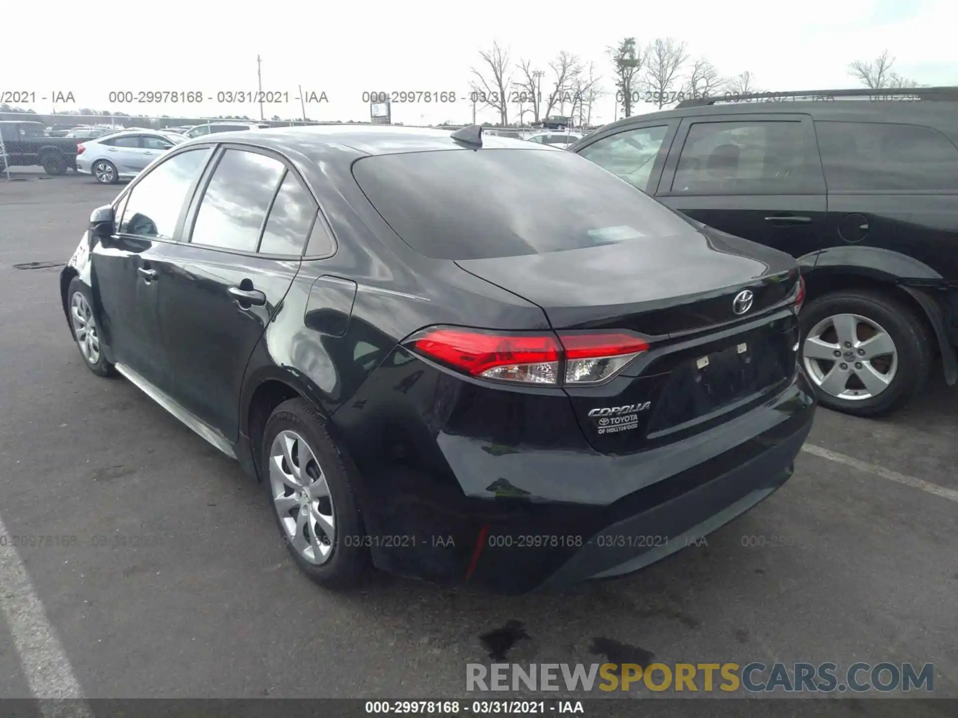 3 Photograph of a damaged car 5YFEPRAE8LP070520 TOYOTA COROLLA 2020